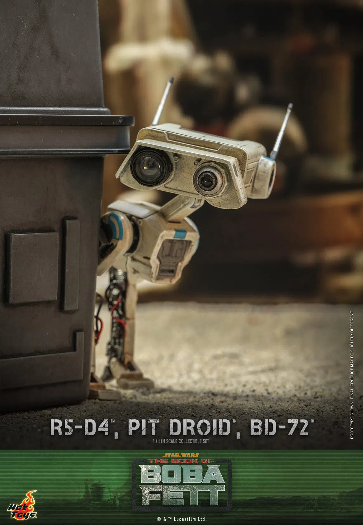 R5-D4, Pit Droid & BD-72: Star Wars: The Book Of Boba Fett Hot Toys