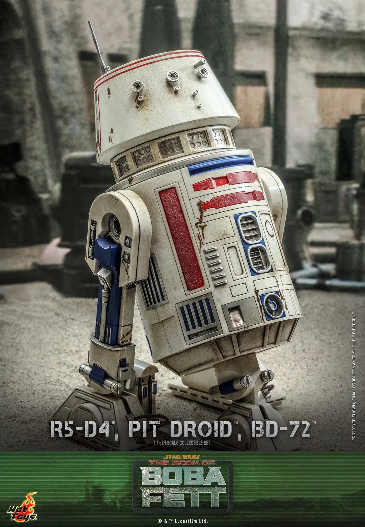 R5-D4, Pit Droid & BD-72: Star Wars: The Book Of Boba Fett Hot Toys