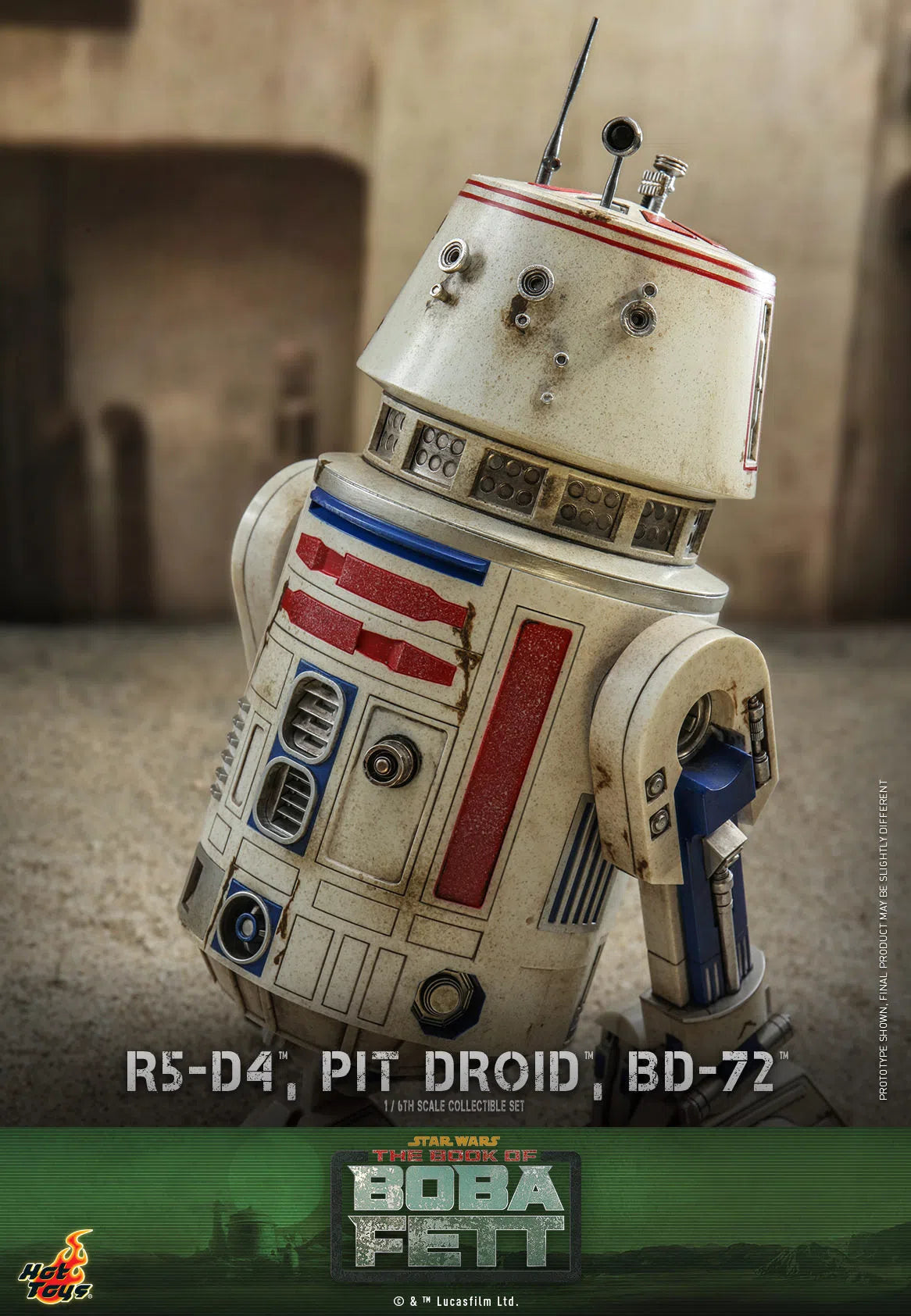 R5-D4, Pit Droid & BD-72: Star Wars: The Book Of Boba Fett Hot Toys