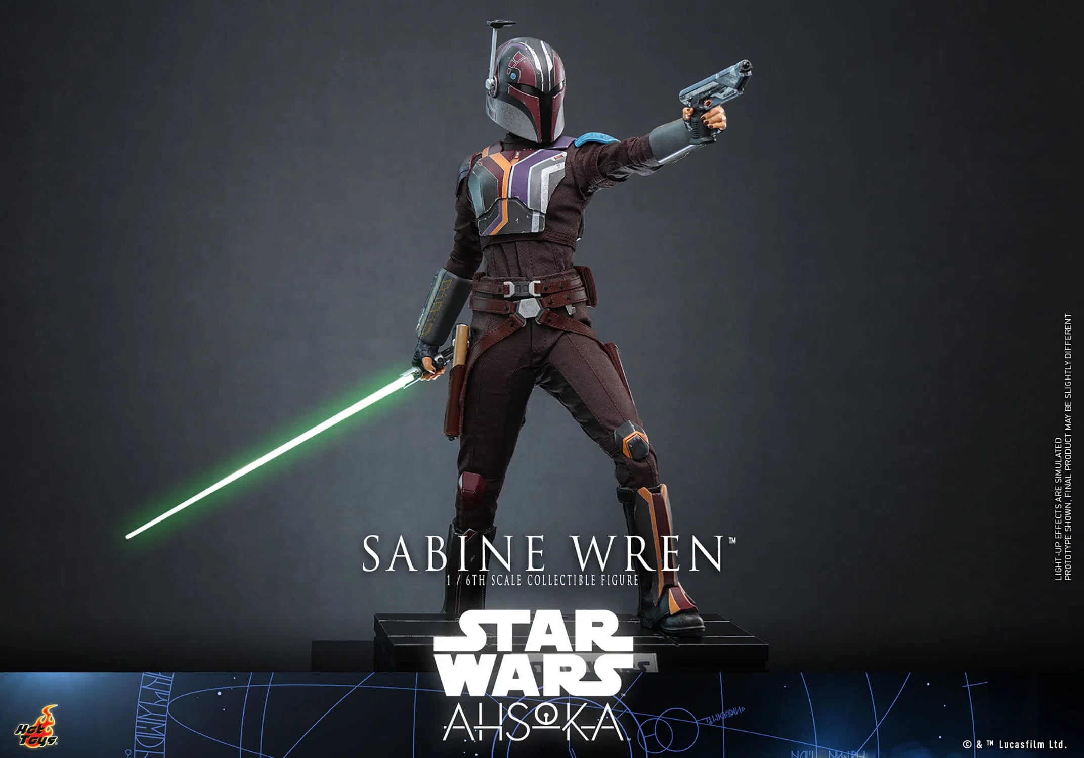 Sabine Wren: Star Wars: Ahsoka: Hot Toys Hot Toys