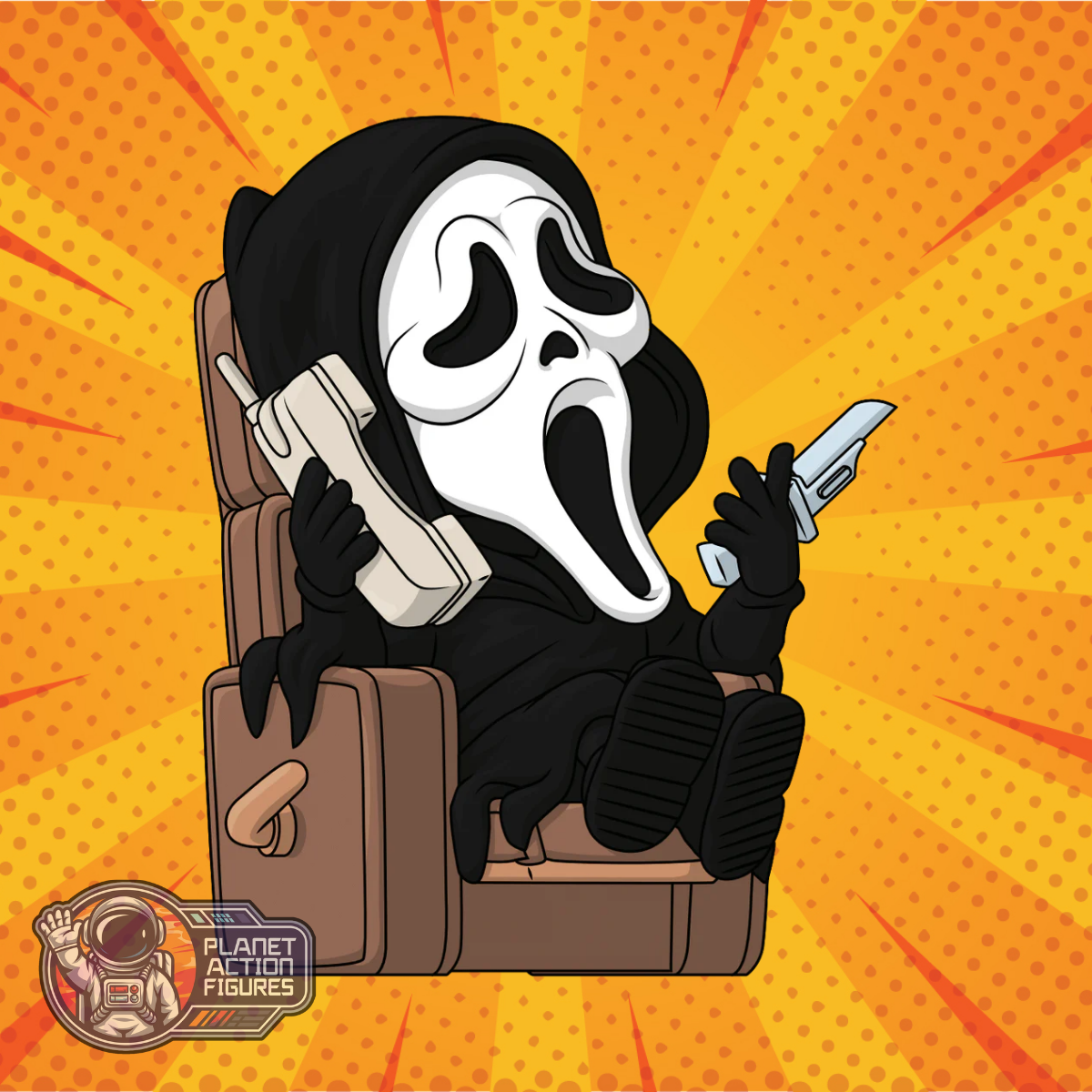 Scream: Ghostface Lounging: Vinyl Figure: YouTooz: #0 YouTooz