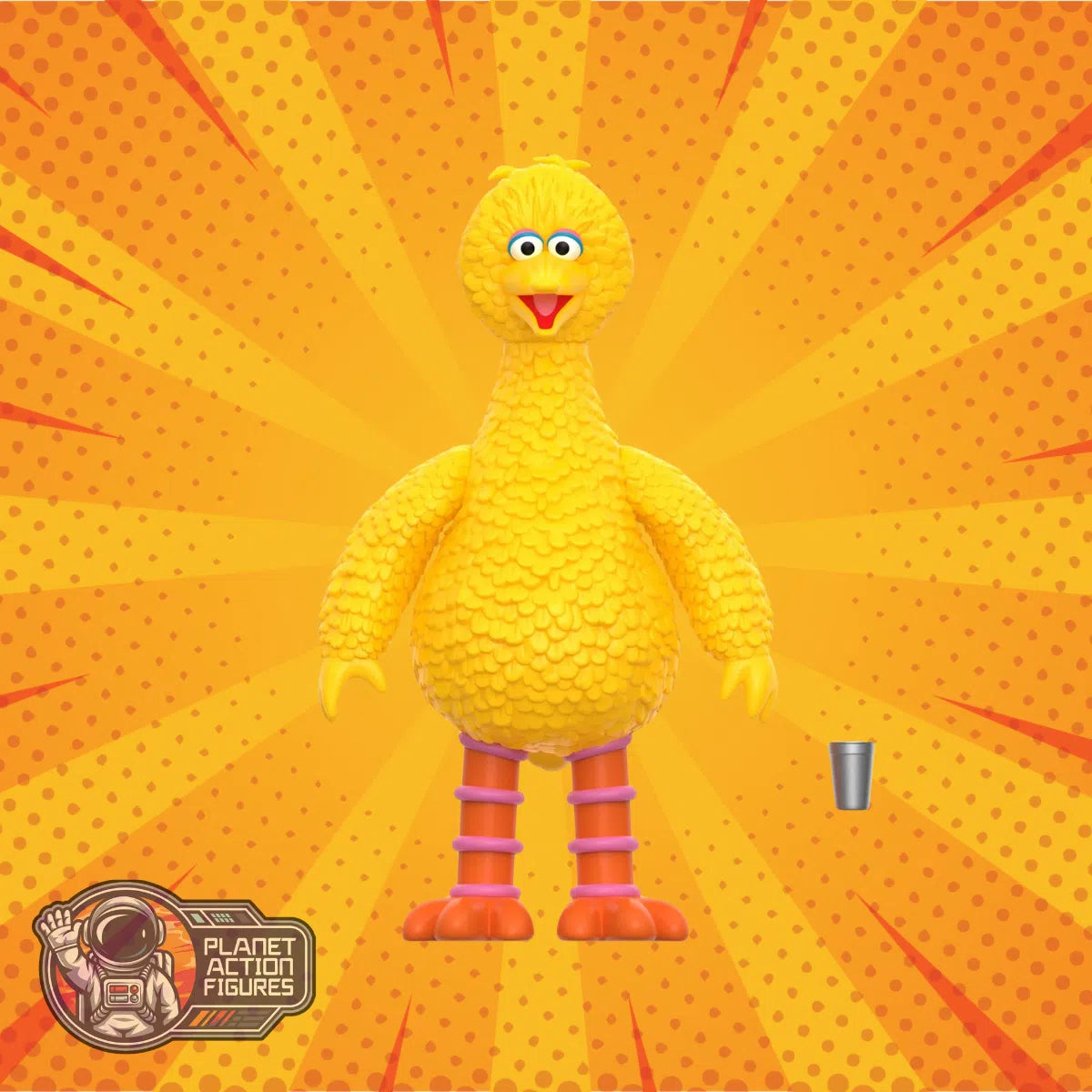 Sesame Street: Big Bird: Wave 03: ReAction: Action Figure: Super7 Super7