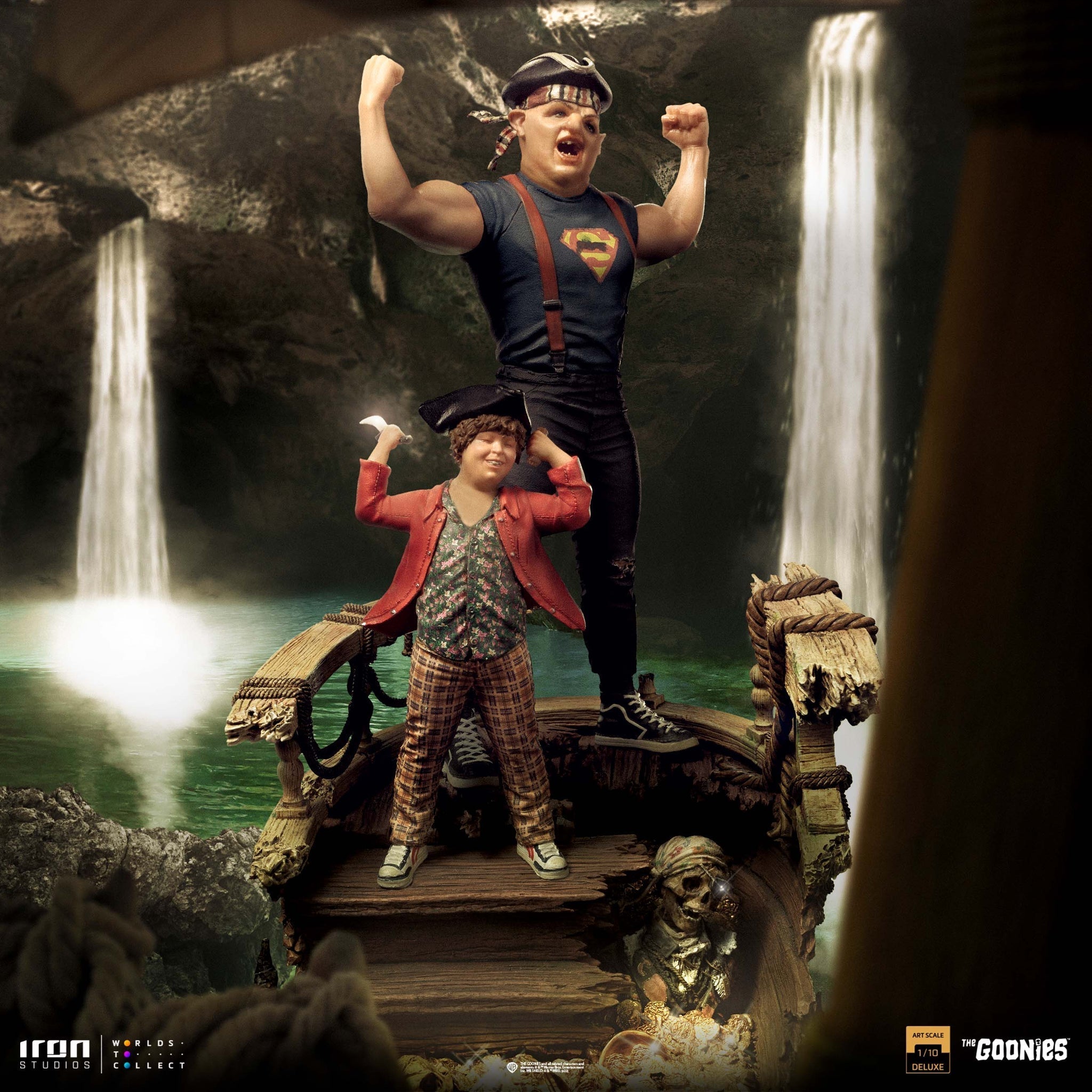 Sloth And Chunk: Deluxe: The Goonies: 1/10 Art Scale Iron Studios