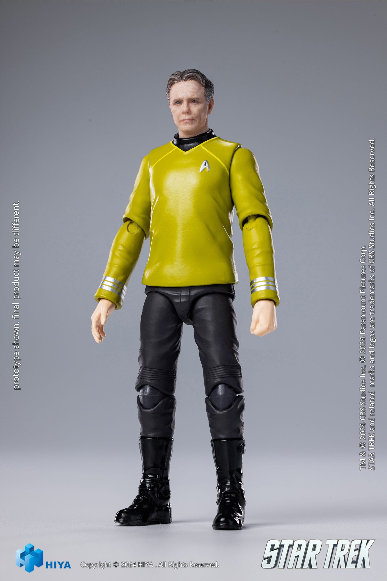 Star Trek: 2009 Film: Captain Christopher Pike: Exquisite Mini Series Action Figure: 1/18: 10 cm Hiya Toys