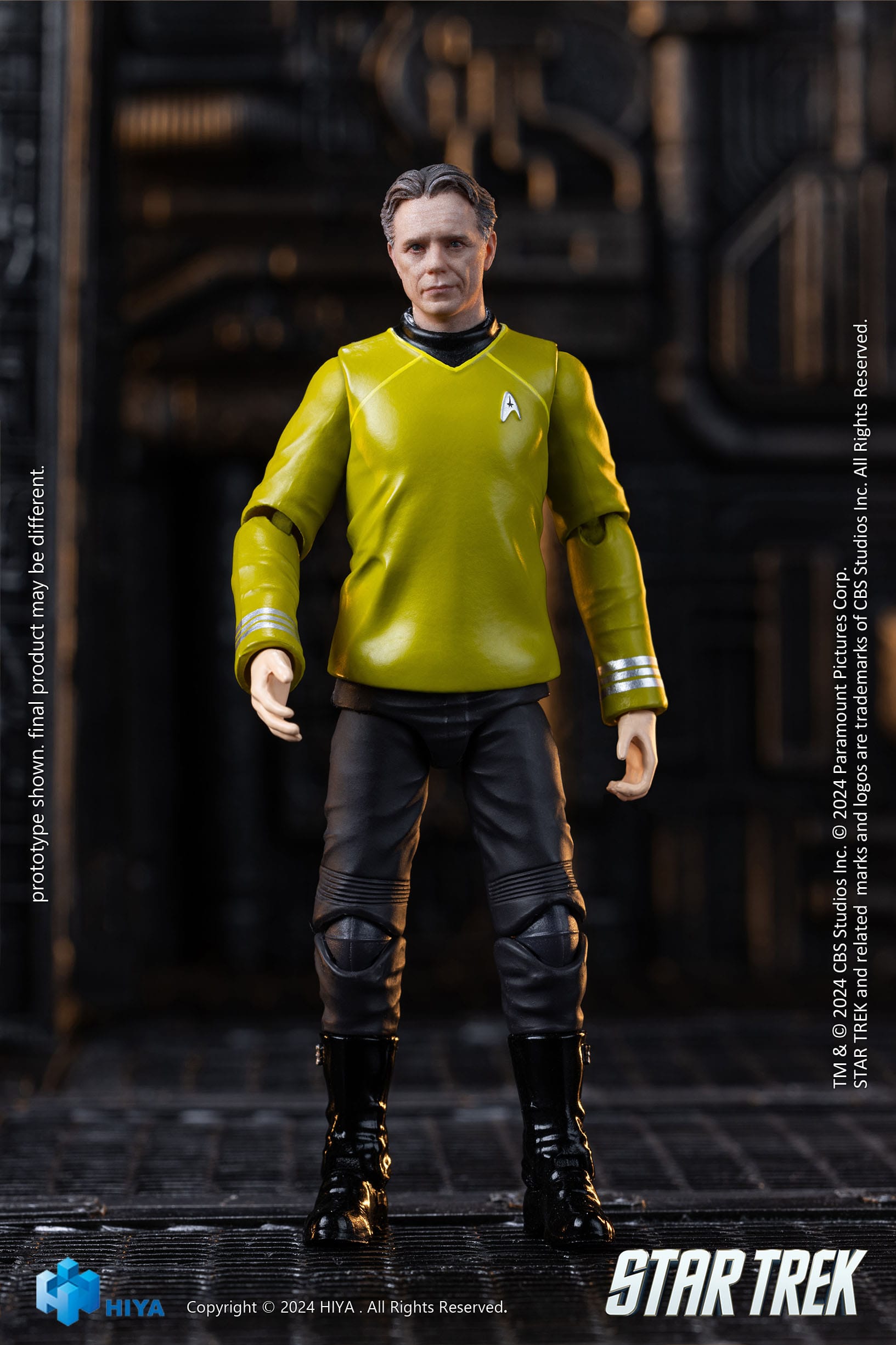 Star Trek: 2009 Film: Captain Christopher Pike: Exquisite Mini Series Action Figure: 1/18: 10 cm Hiya Toys