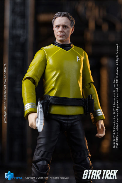 Star Trek: 2009 Film: Captain Christopher Pike: Exquisite Mini Series Action Figure: 1/18: 10 cm Hiya Toys