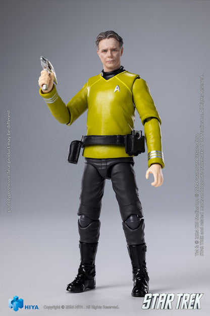 Star Trek: 2009 Film: Captain Christopher Pike: Exquisite Mini Series Action Figure: 1/18: 10 cm Hiya Toys