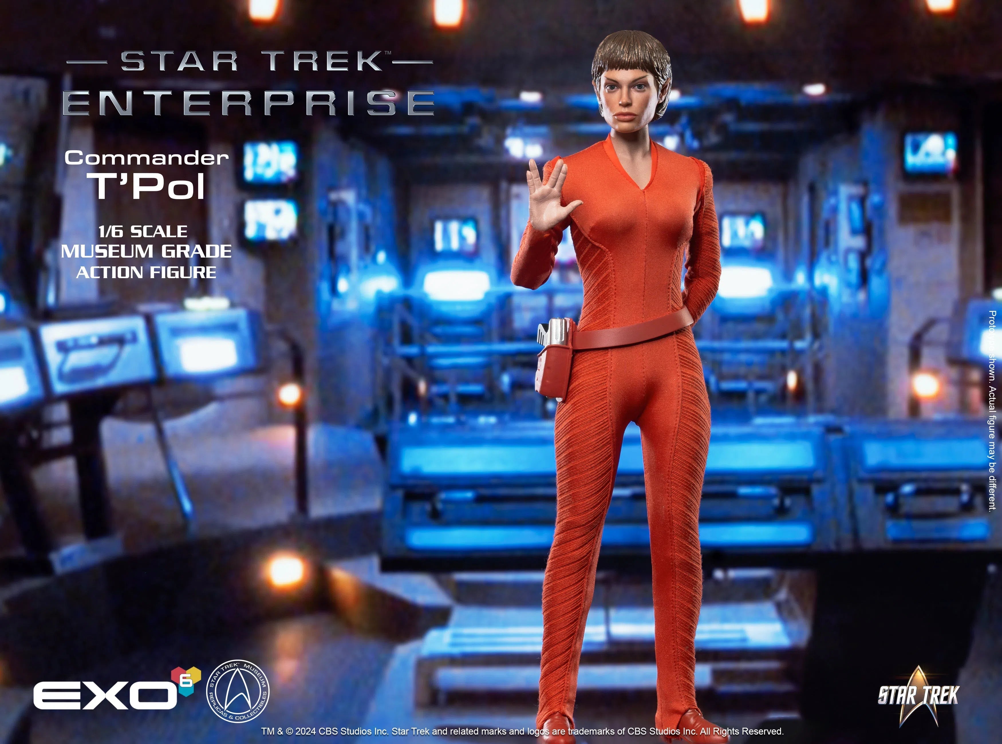 Star Trek: Enterprise: T'Pol: Sixth Scale Figure EXO-6