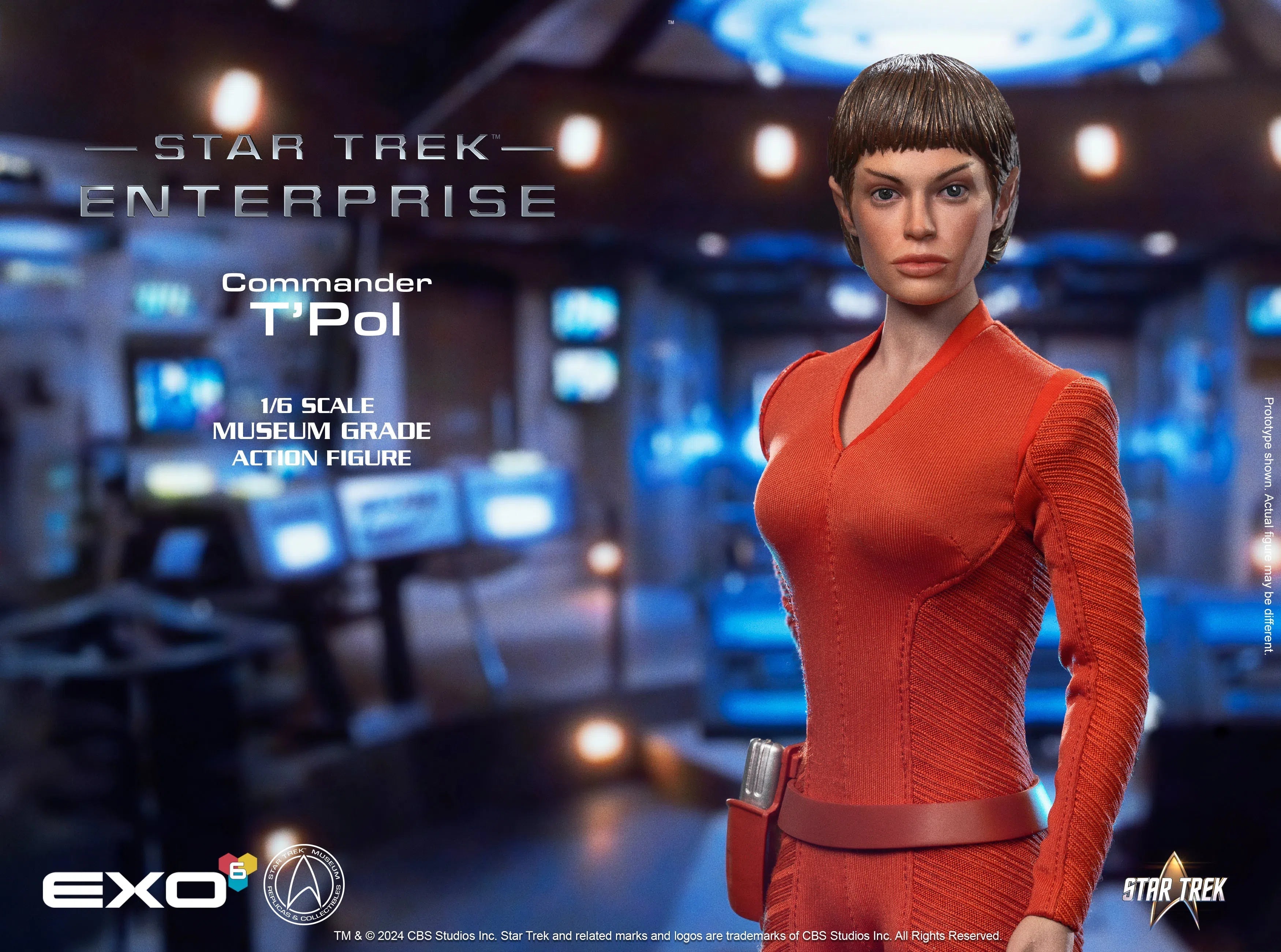 Star Trek: Enterprise: T'Pol: Sixth Scale Figure EXO-6