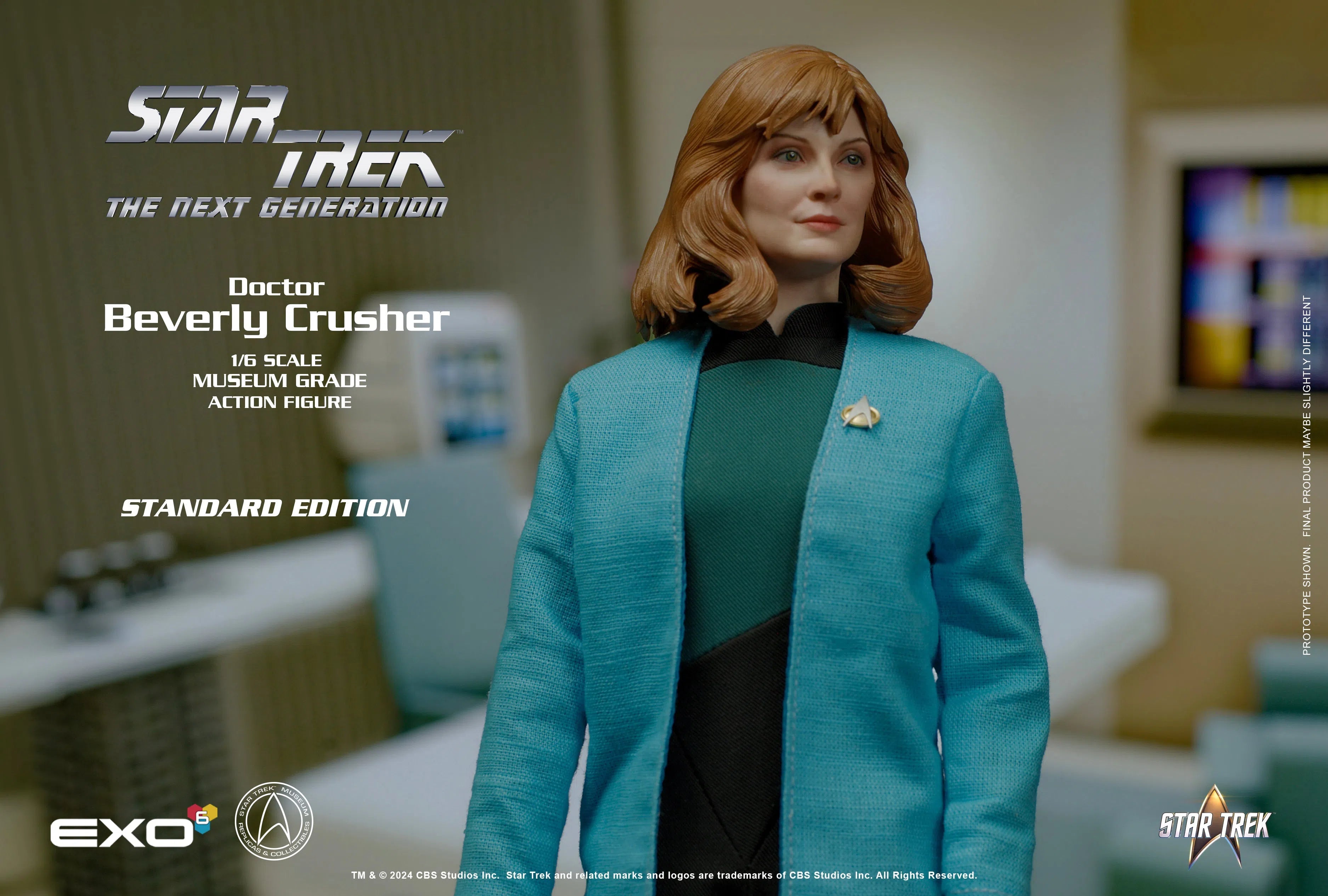 Star Trek: Next Generation: Dr. Beverly Crusher: Standard Version: Sixth Scale Figure EX0-6