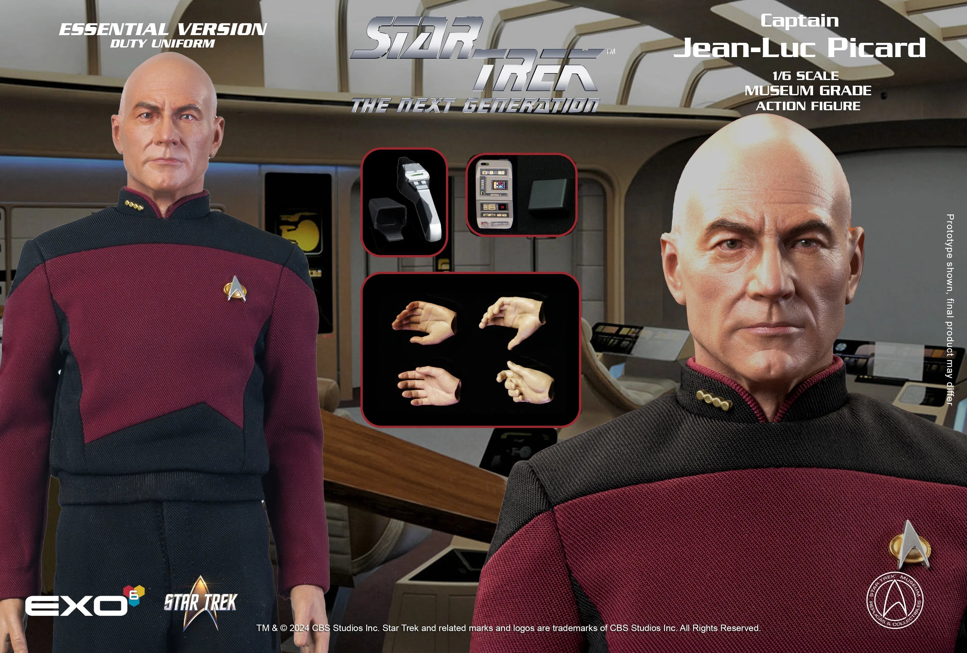 Star Trek: The Next Generation: Captain Jean-Luc Picard: Essential Duty Uniform Version EXO-6