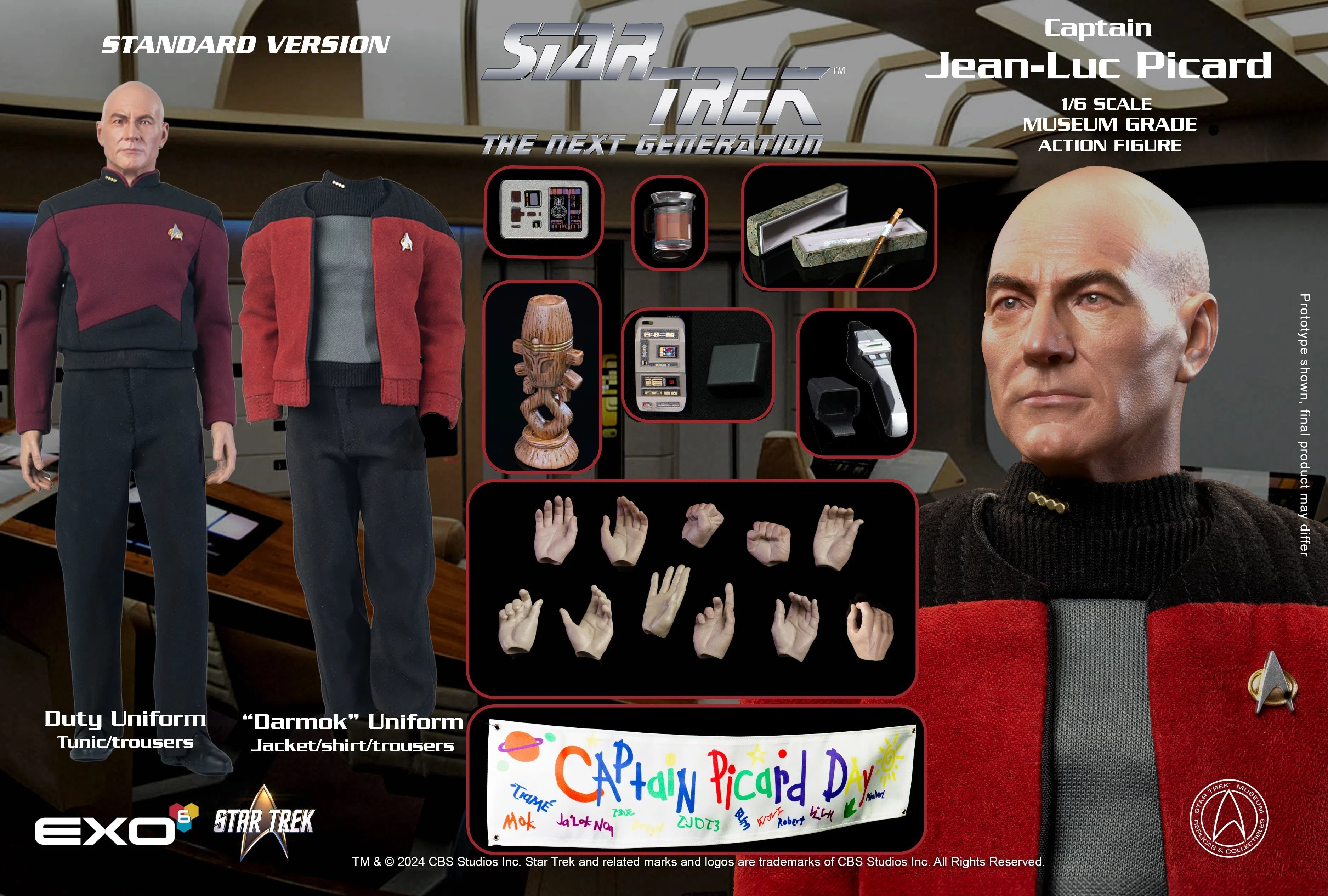 Star Trek: The Next Generation: Captain Jean-Luc Picard Standard Version EXO-6