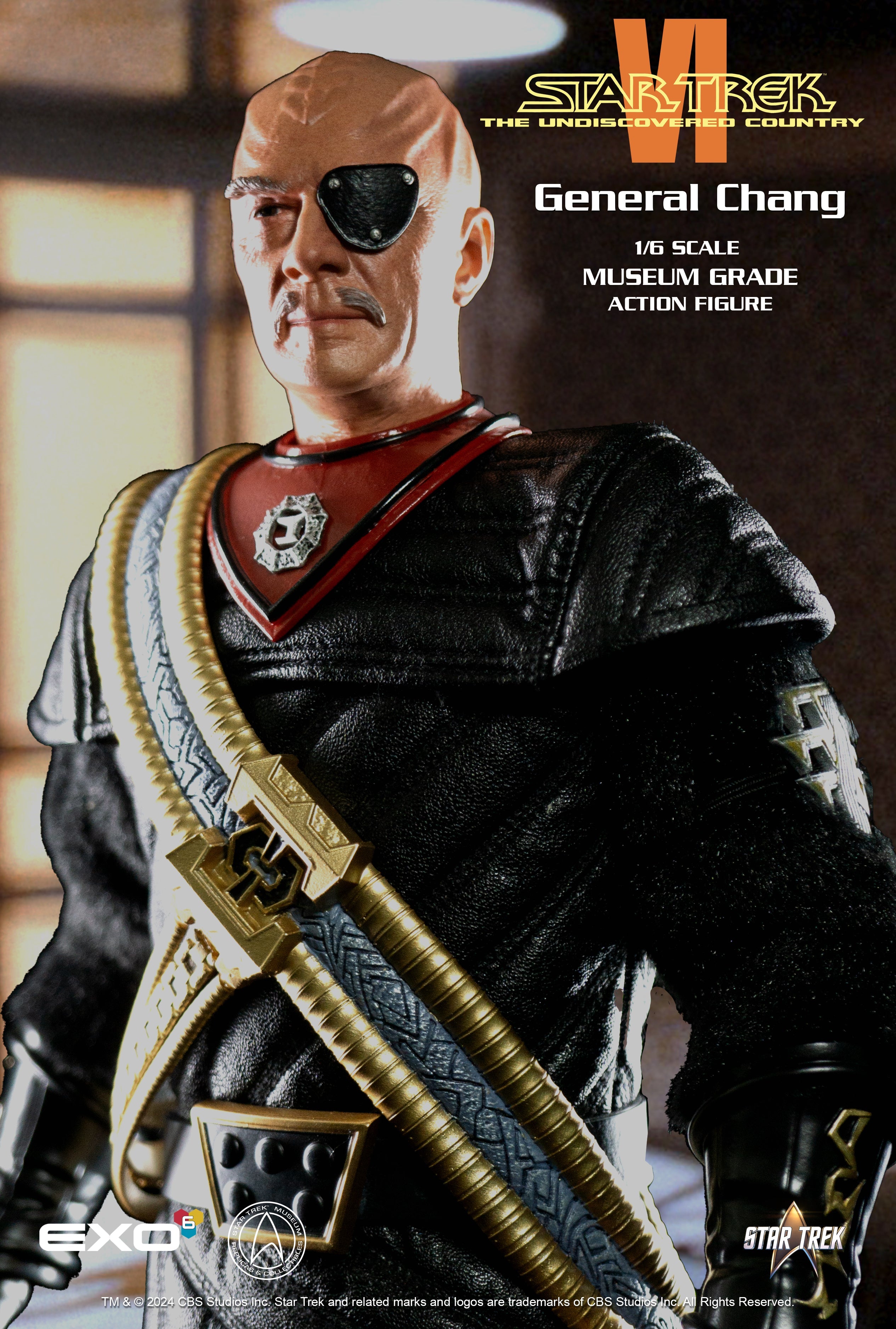 Star Trek: The Undiscovered Country: General Chang: Sixth Scale EXO-6