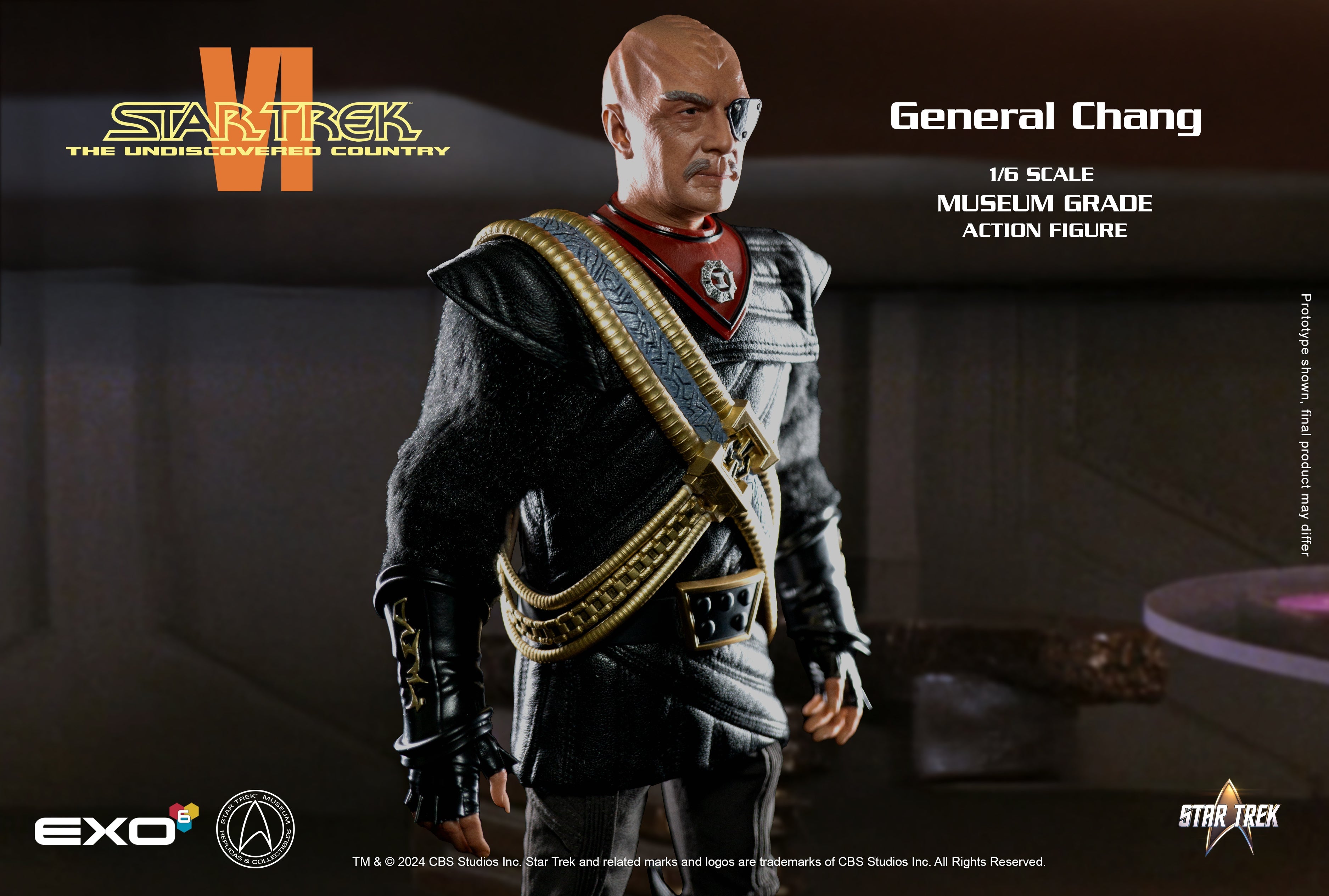 Star Trek: The Undiscovered Country: General Chang: Sixth Scale EXO-6