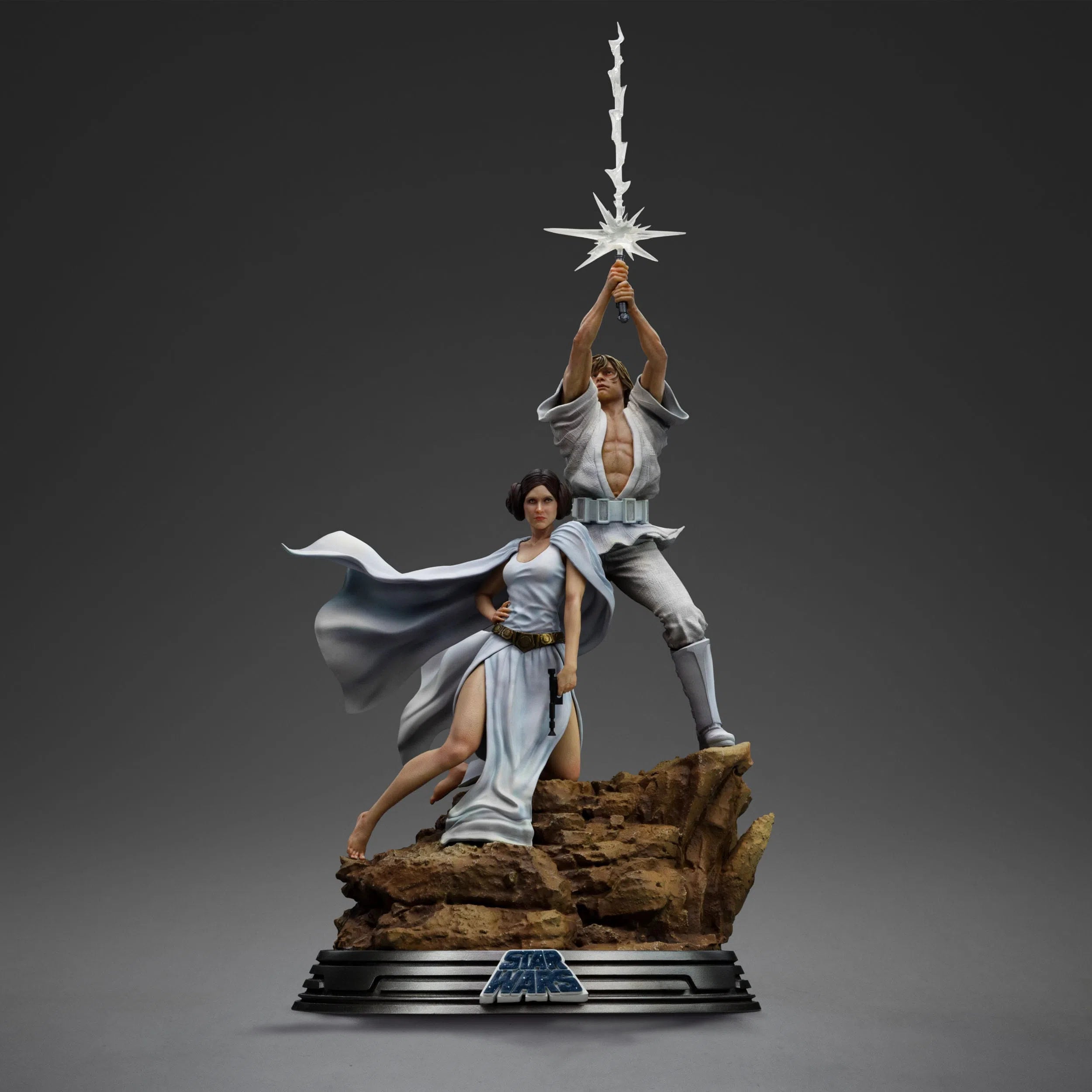 Star Wars: A New Hope: Luke and Leia: Deluxe 1/10 Art Scale: Limited Edition Statue Iron Studios