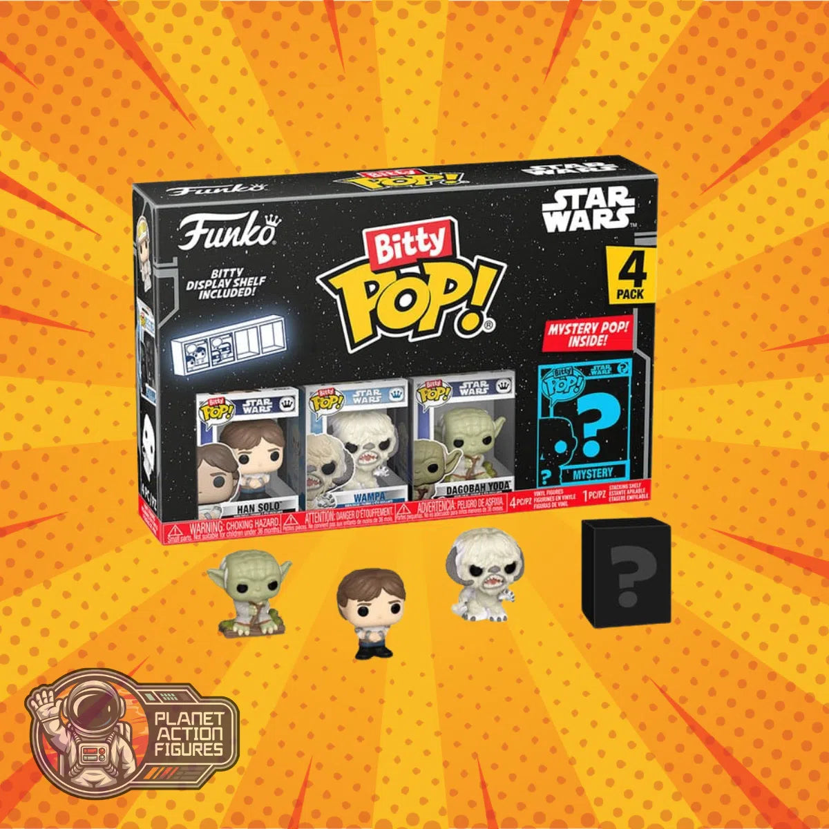 Star Wars: Bitty Pop!: Han Solo: Four-Pack: (Empire Strikes Back): Funko Funko