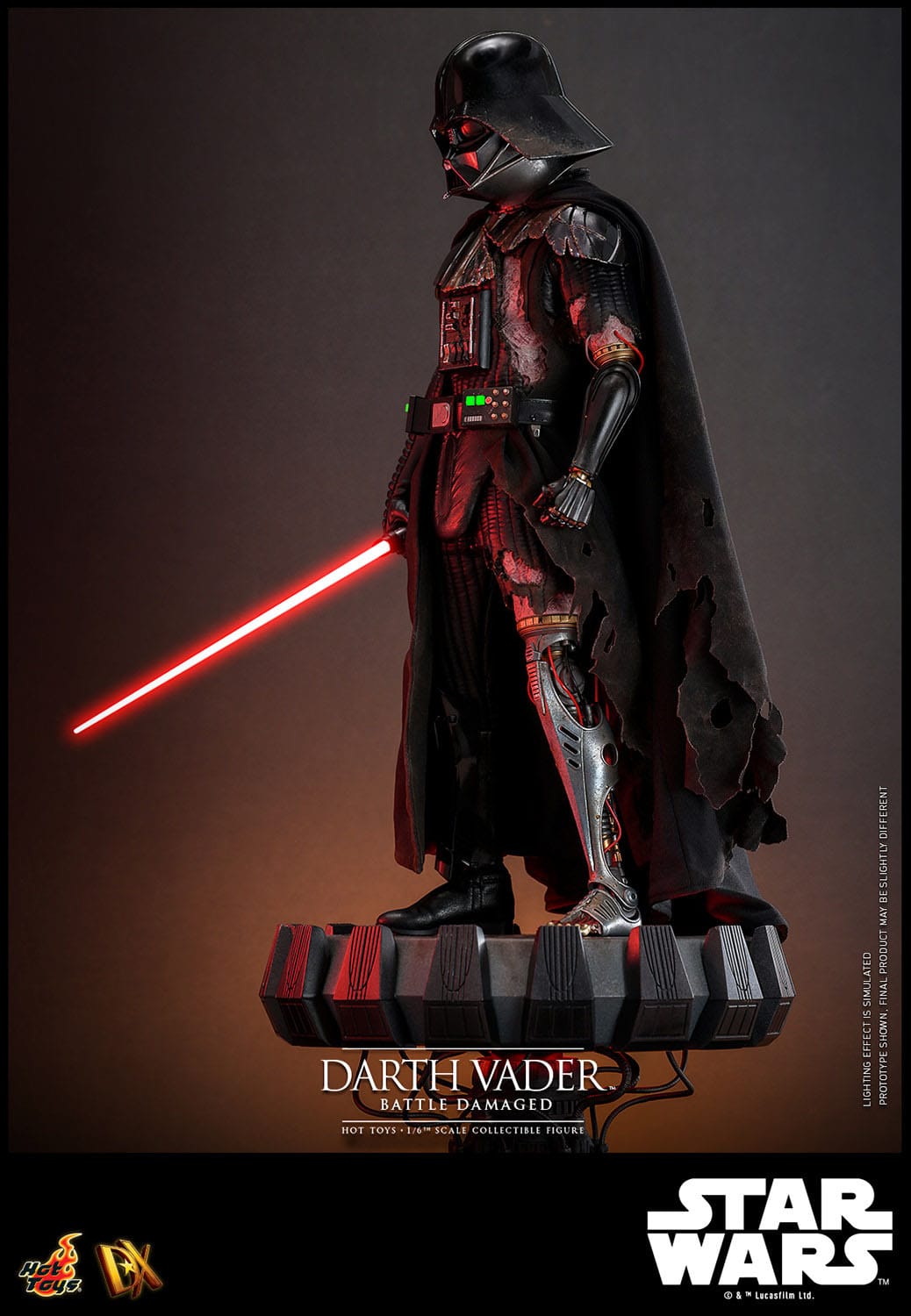 Star Wars: Darth Vader: Battle Damaged: DX45: Hot Toys Hot Toys