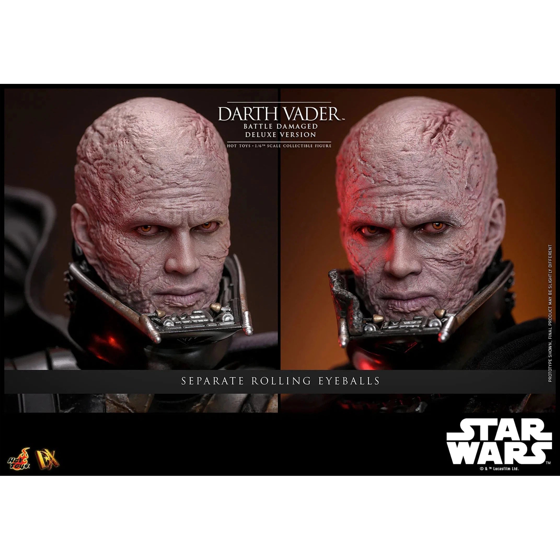 Star Wars: Darth Vader: Battle Damaged: Deluxe: DX45B: Hot Toys Hot Toys