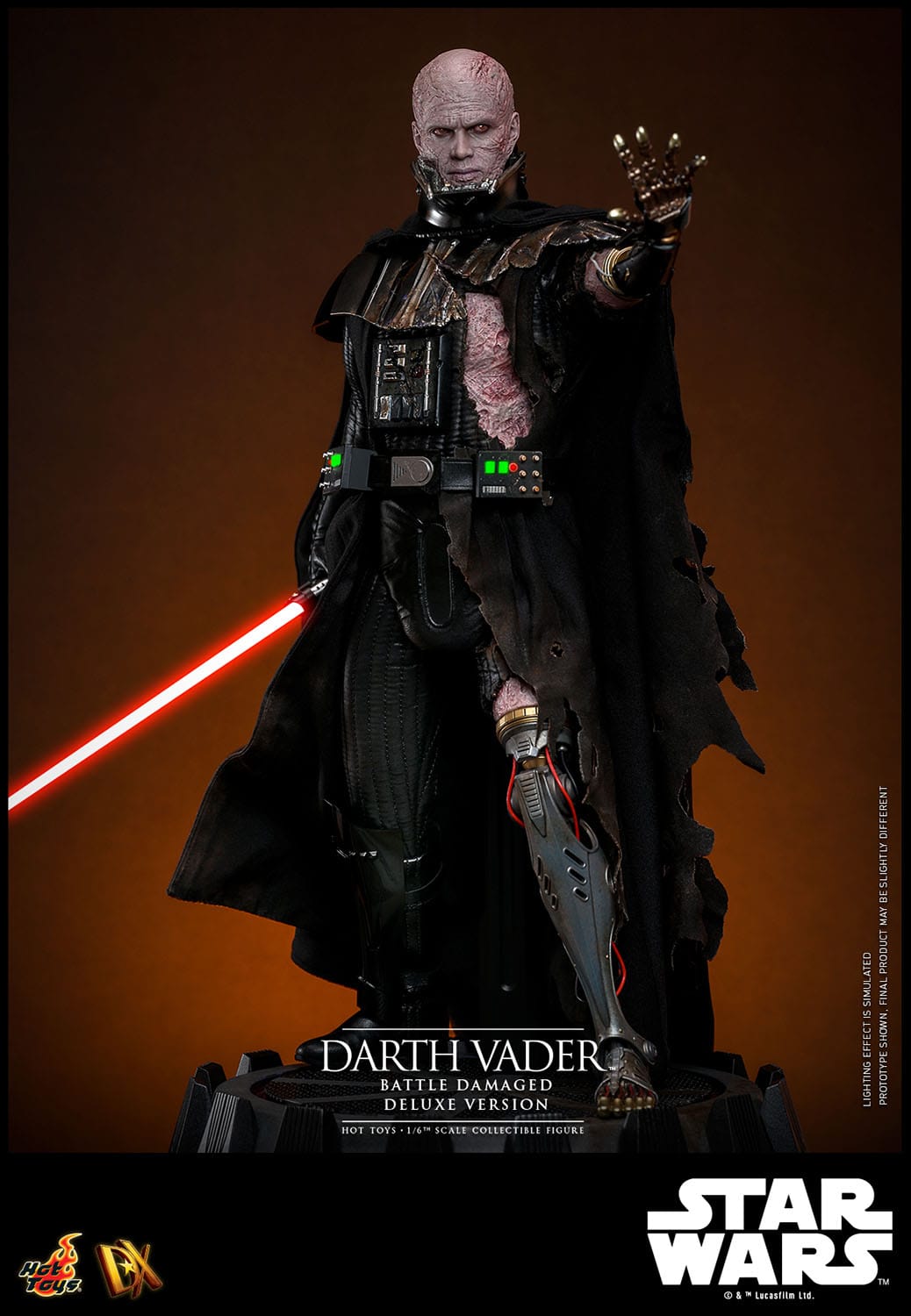 Star Wars: Darth Vader: Battle Damaged: Deluxe: DX45B: Hot Toys Hot Toys