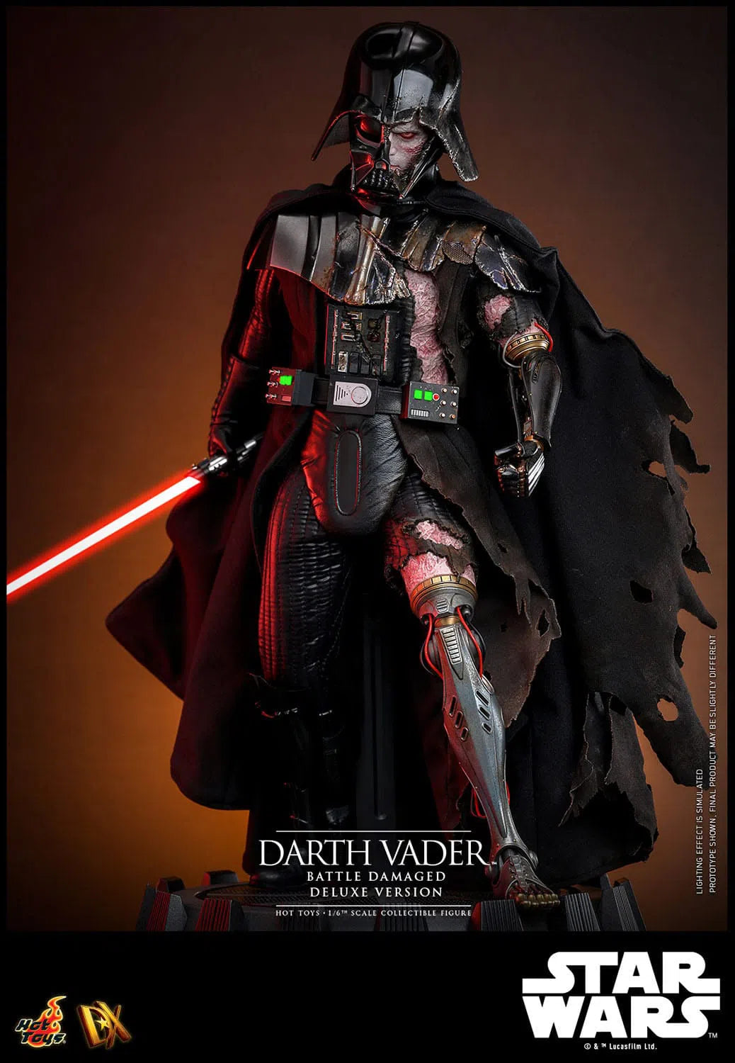 Star Wars: Darth Vader: Battle Damaged: Deluxe: DX45B: Hot Toys Hot Toys