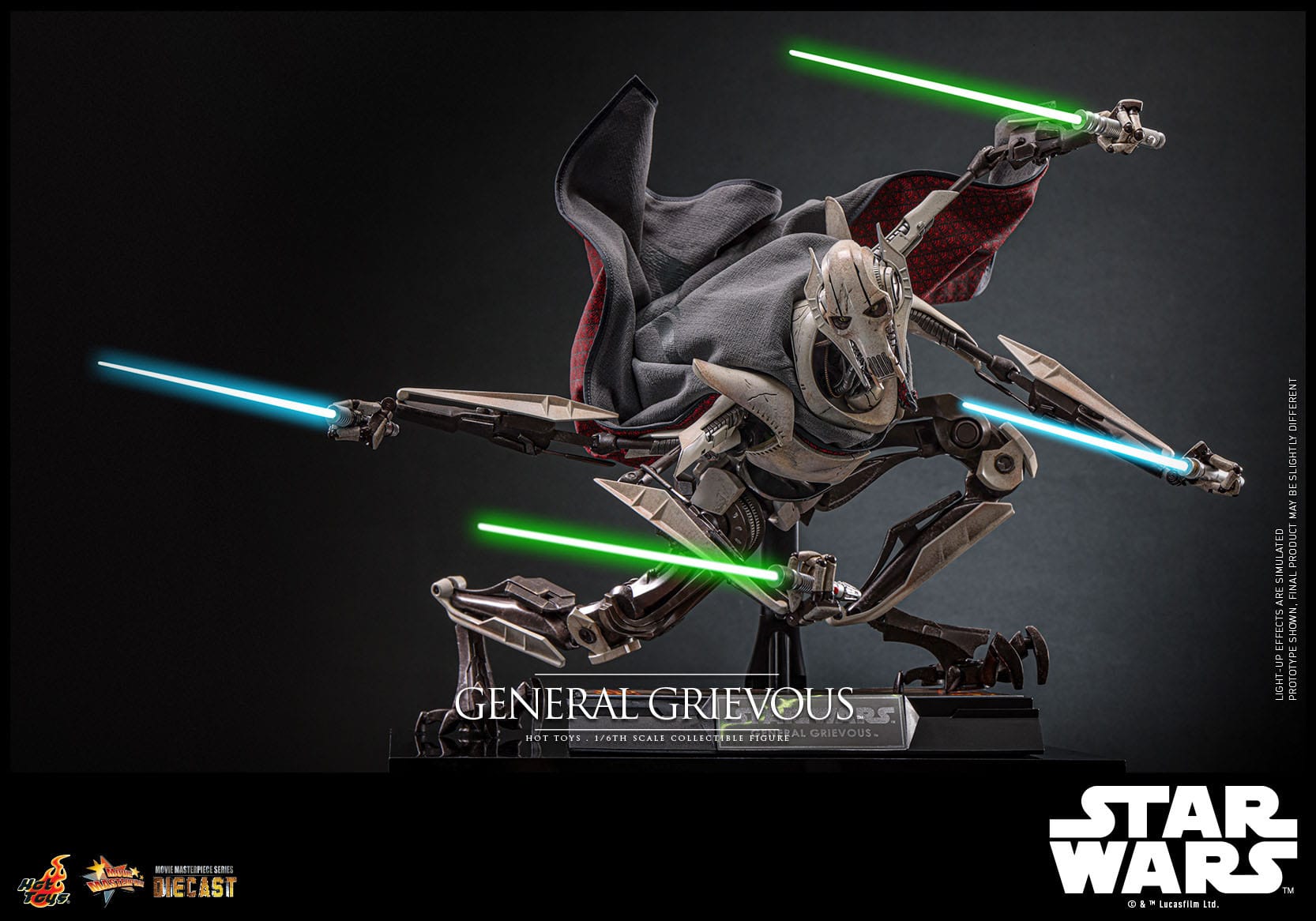 Star Wars: Episode III: Revenge Of The Sith: General Grievous: Diecast: Hot Toys Hot Toys