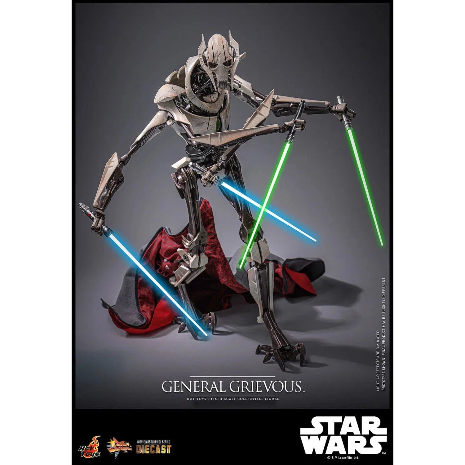 Star Wars: Episode III: Revenge Of The Sith: General Grievous: Diecast: Hot Toys Hot Toys