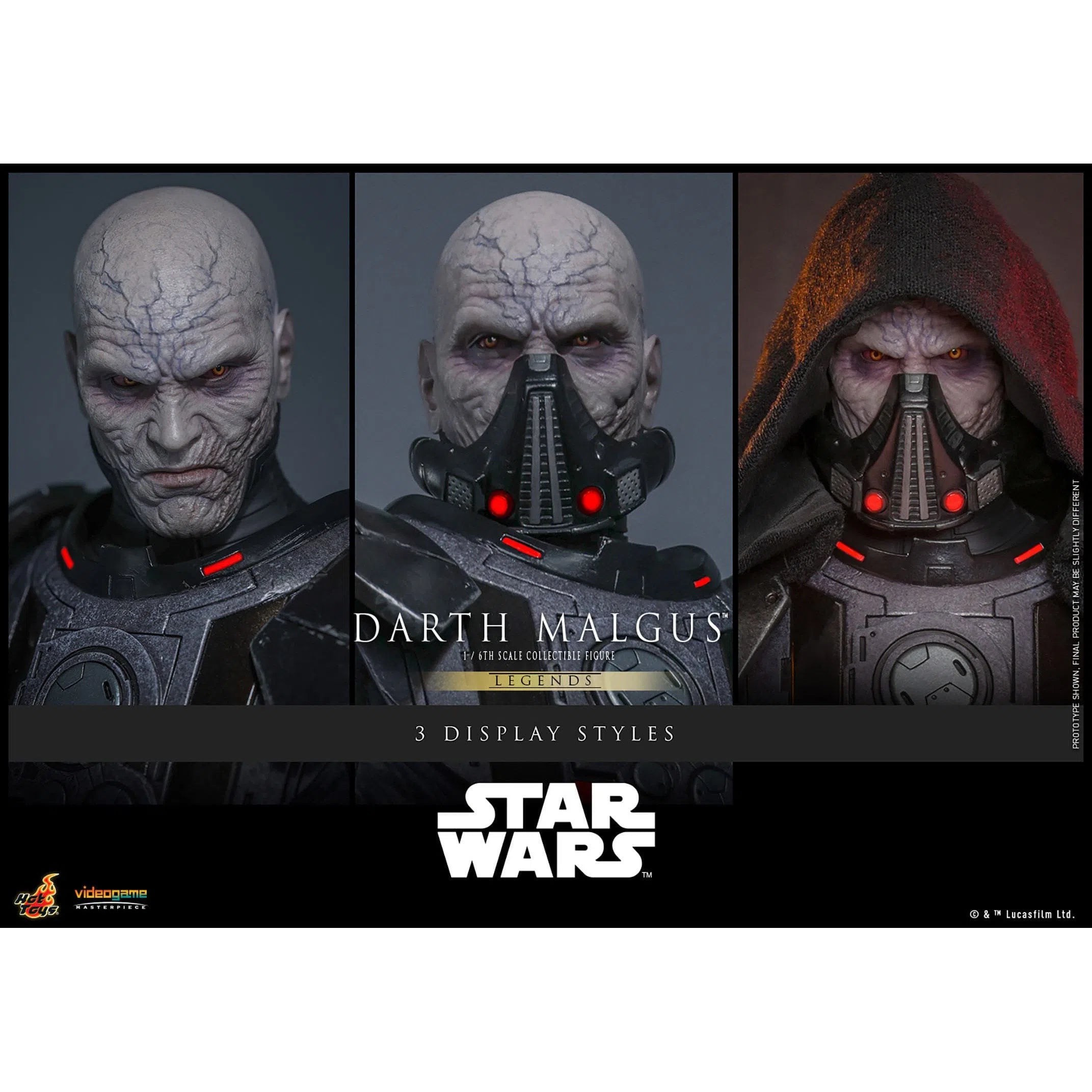 Star Wars Legends: Darth Malgus: 1/6th Scale Action Figure: Hot Toys Hot Toys