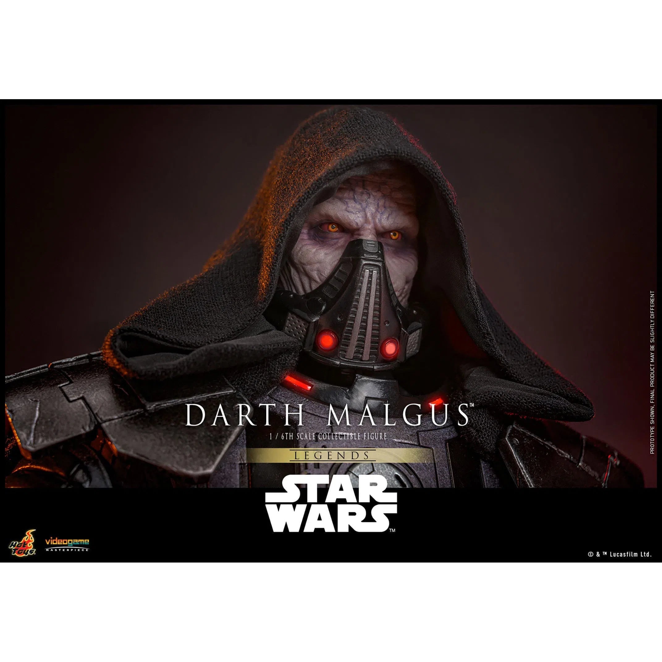 Star Wars Legends: Darth Malgus: 1/6th Scale Action Figure: Hot Toys Hot Toys