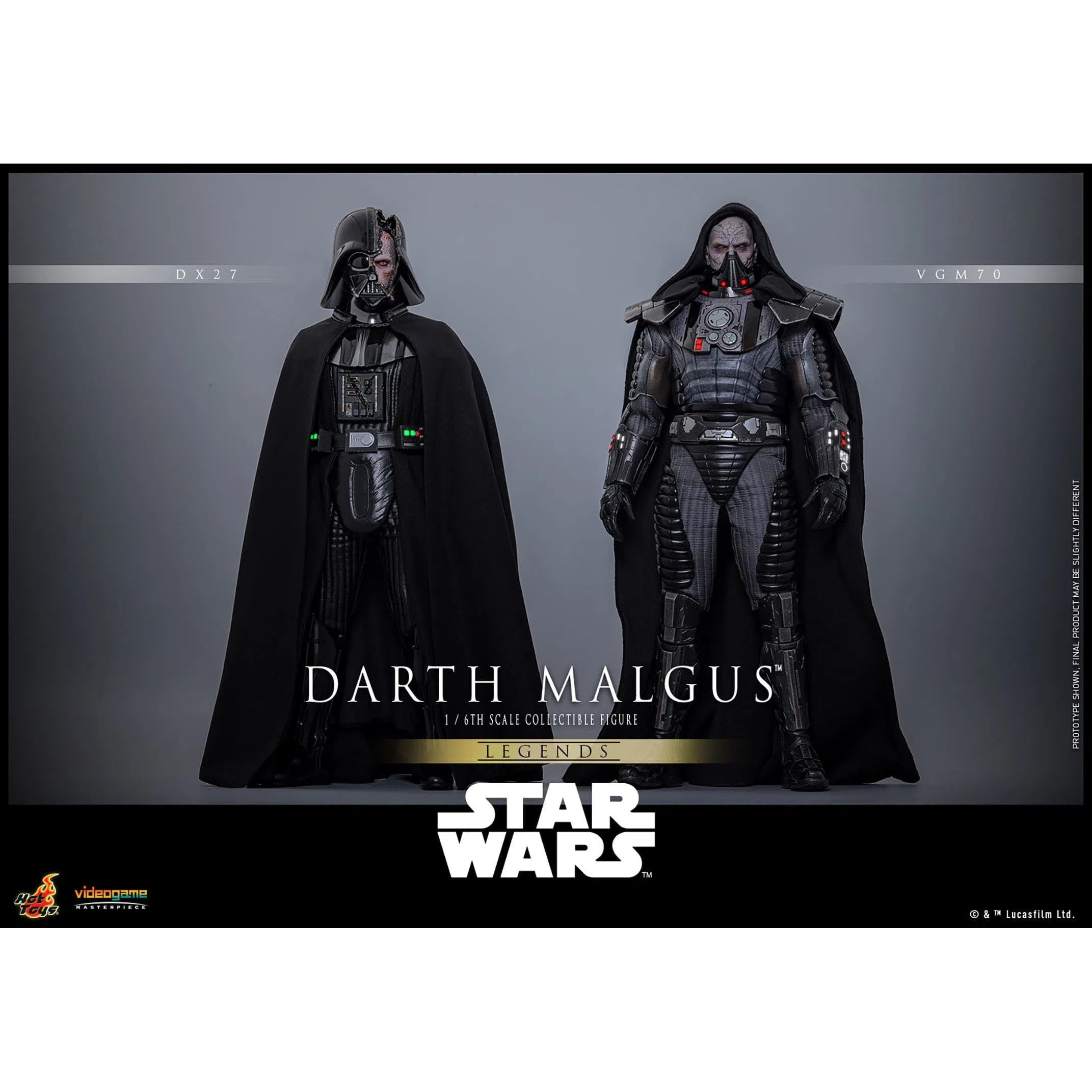 Star Wars Legends: Darth Malgus: 1/6th Scale Action Figure: Hot Toys Hot Toys