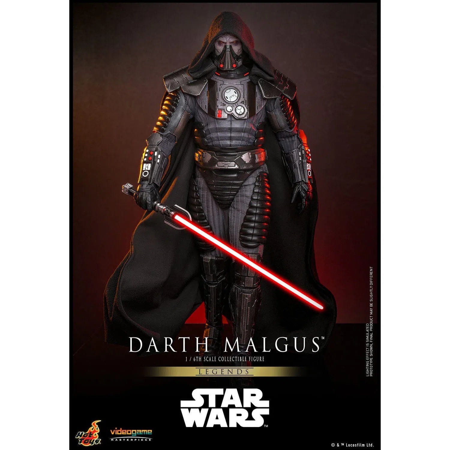 Star Wars Legends: Darth Malgus: 1/6th Scale Action Figure: Hot Toys Hot Toys