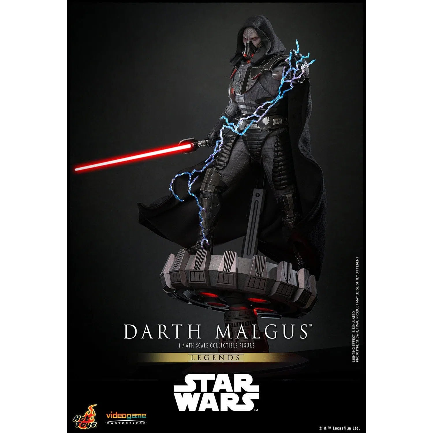 Star Wars Legends: Darth Malgus: 1/6th Scale Action Figure: Hot Toys Hot Toys