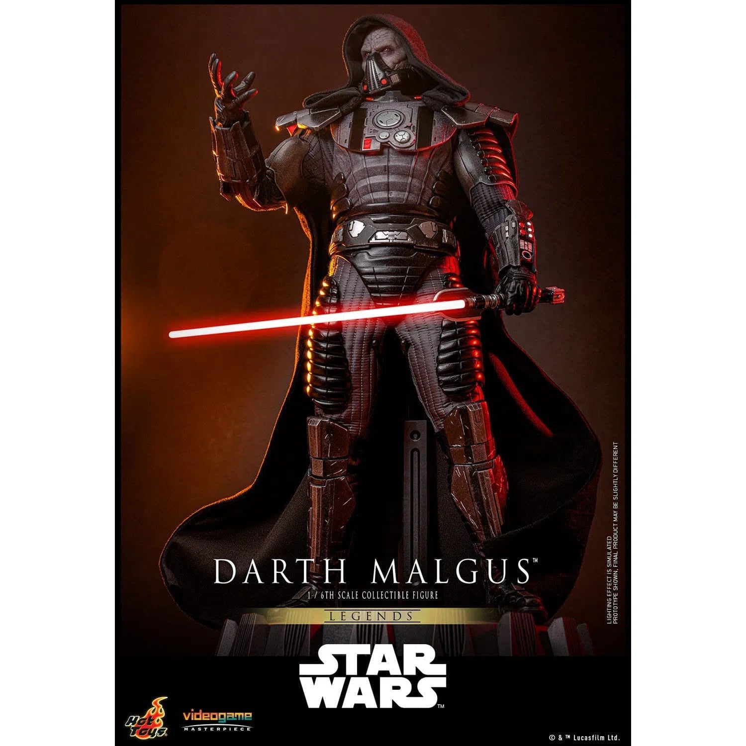 Star Wars Legends: Darth Malgus: 1/6th Scale Action Figure: Hot Toys Hot Toys