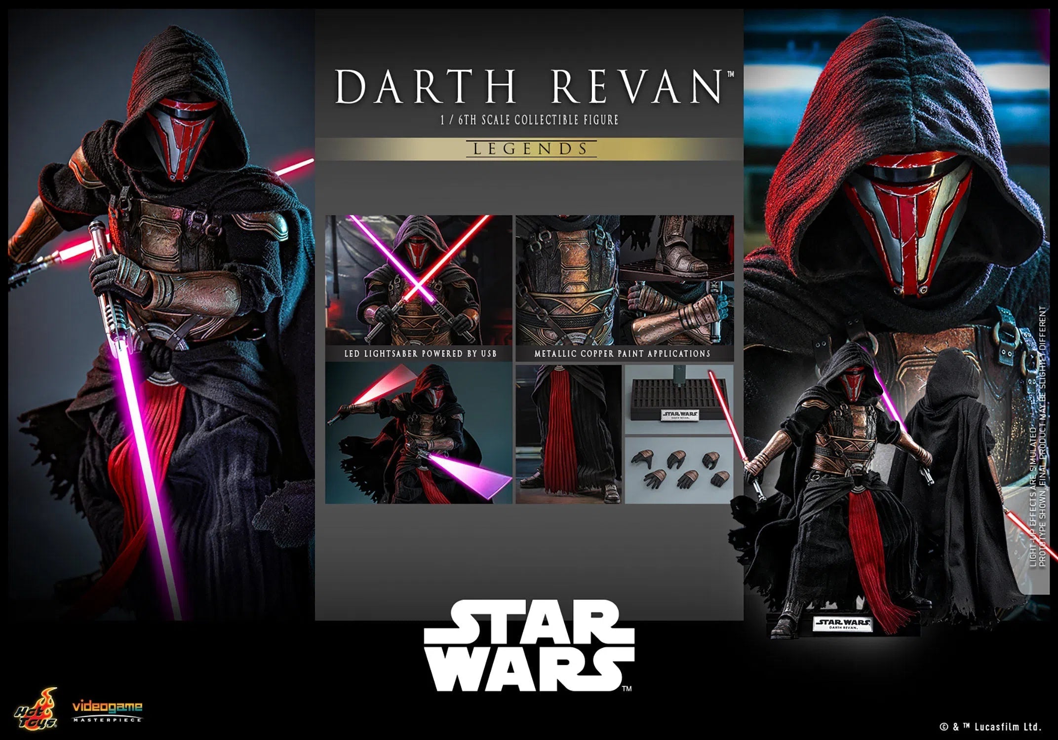 Star Wars: Legends: Darth Revan: Sixth Scale Hot Toys