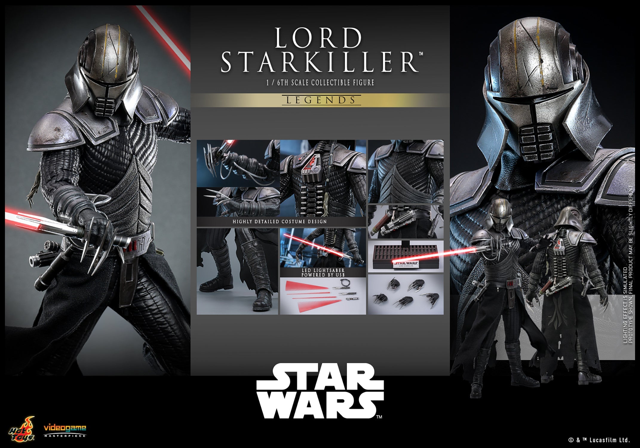Star Wars: Legends: Lord Starkiller: Sixth Scale Hot Toys