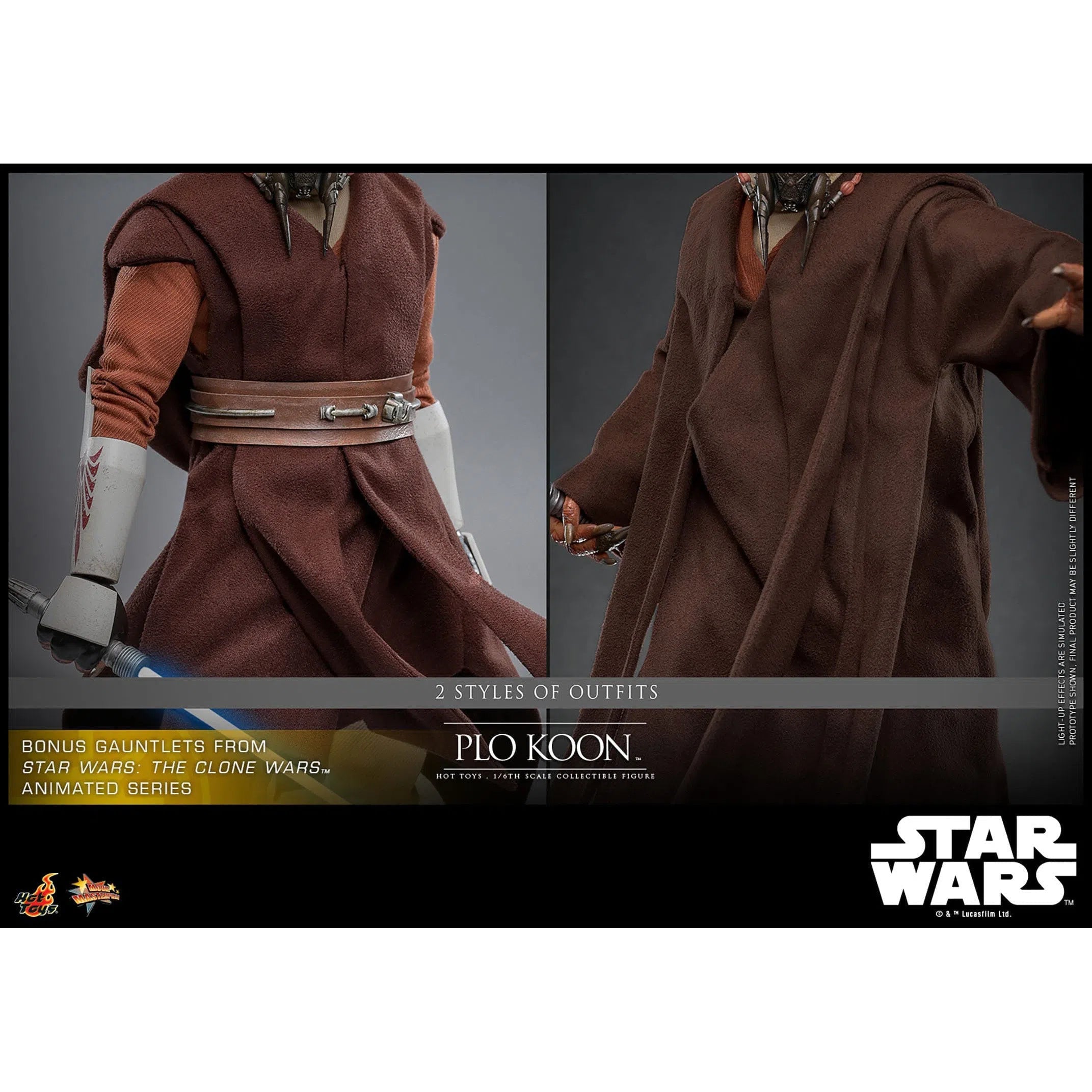 Star Wars: Revenge of the Sith: Plo Koon: 1/6th Scale Action Figure: Hot Toys Hot Toys