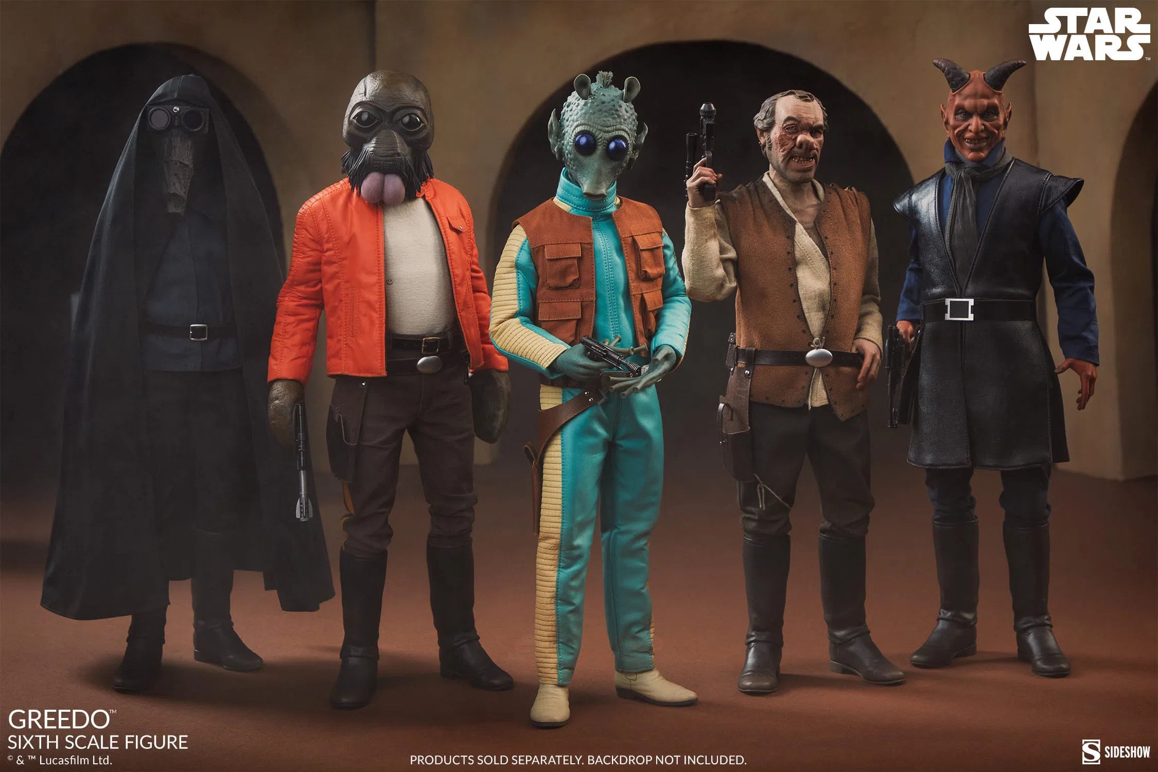 Star Wars: Scum & Villainy: Greedo: Sixth Scale Figure Sideshow