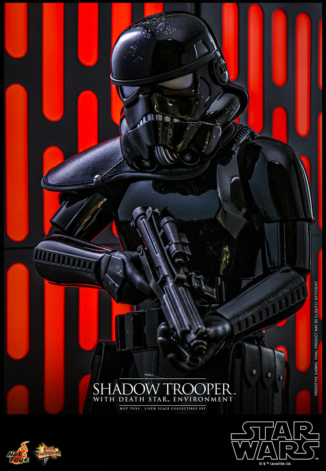 Star Wars: Shadow Trooper with Death Star Environment: Sixth Scale Figure Hot Toys