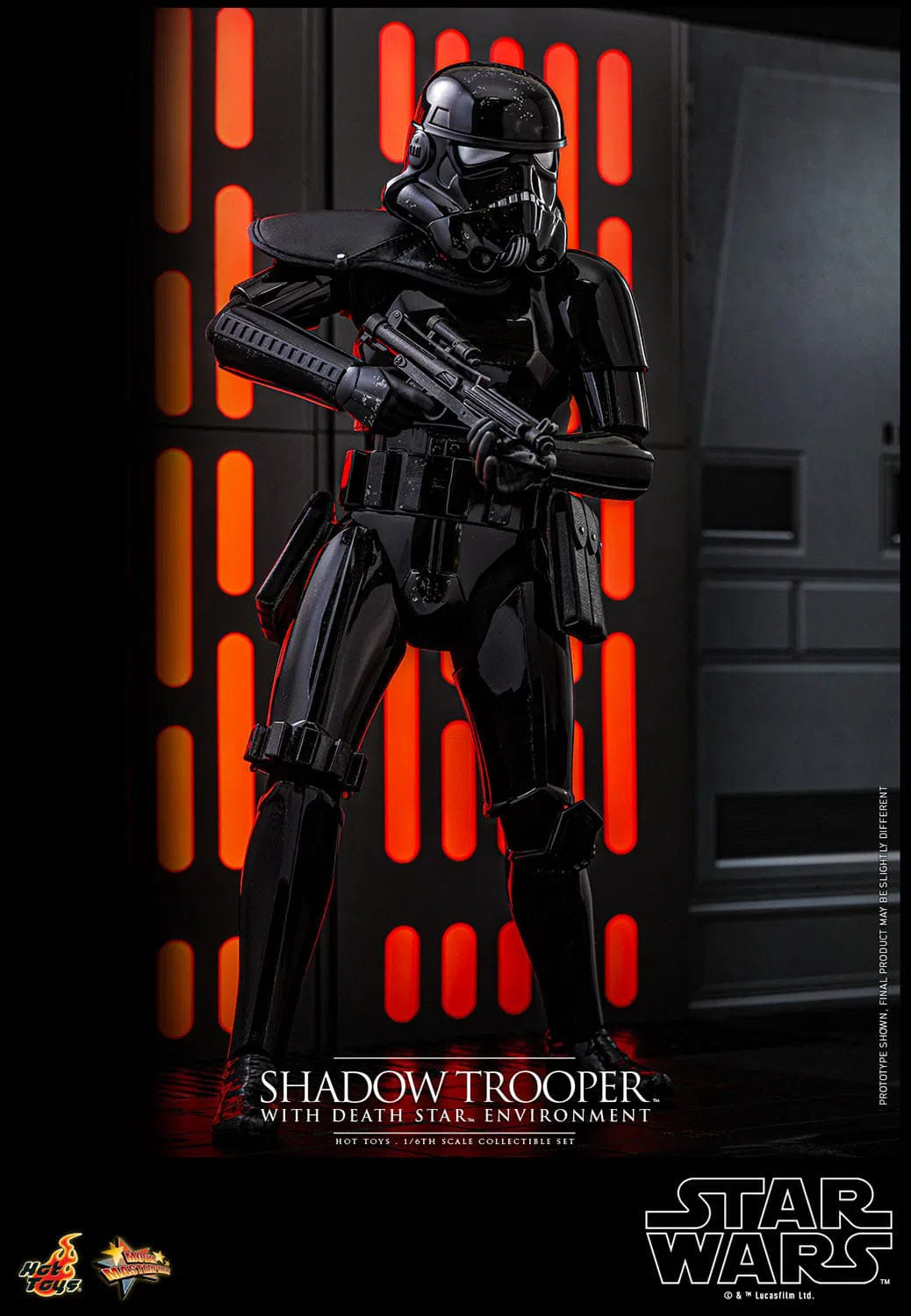 Star Wars: Shadow Trooper with Death Star Environment: Sixth Scale Figure Hot Toys