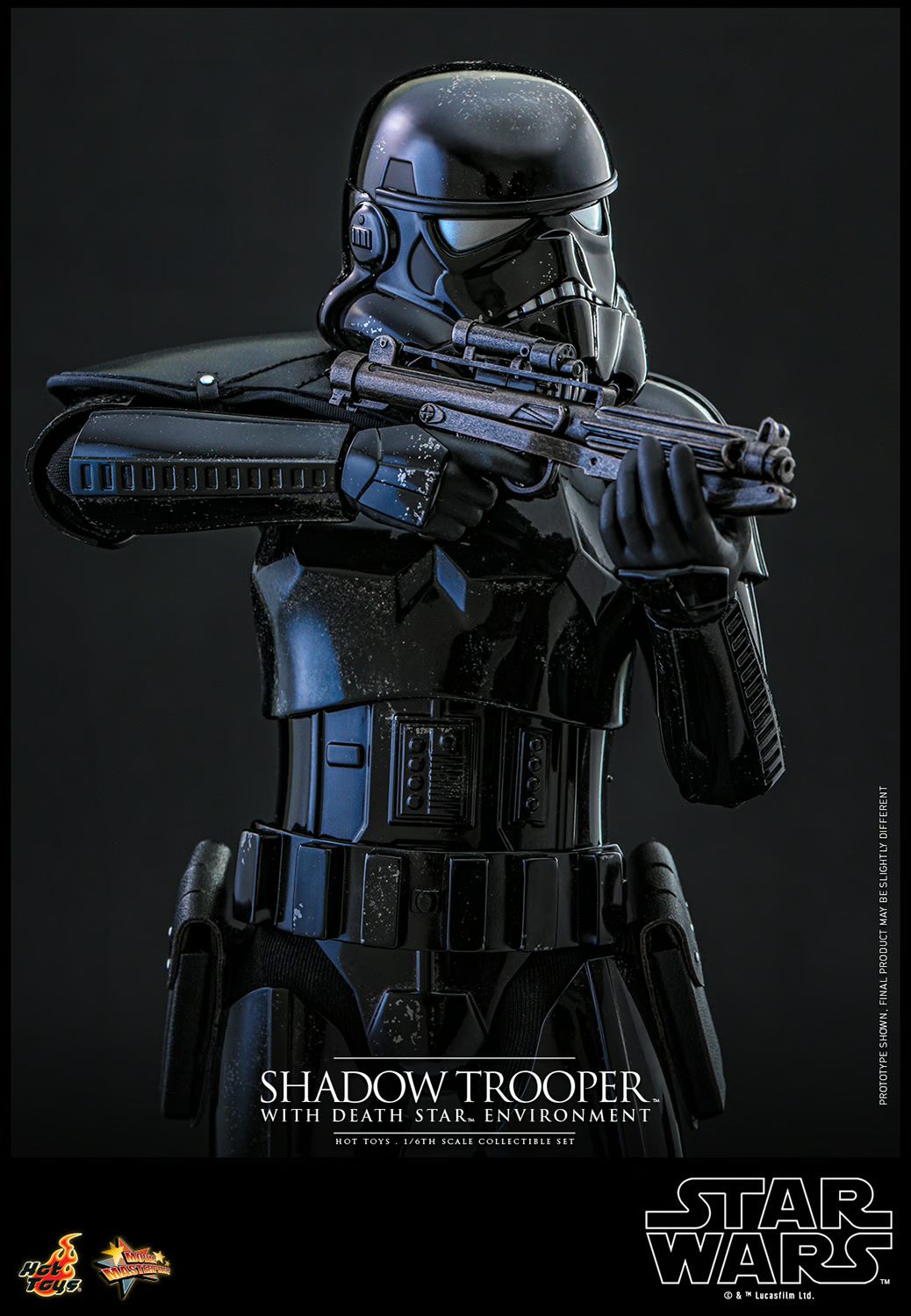 Star Wars: Shadow Trooper with Death Star Environment: Sixth Scale Figure Hot Toys