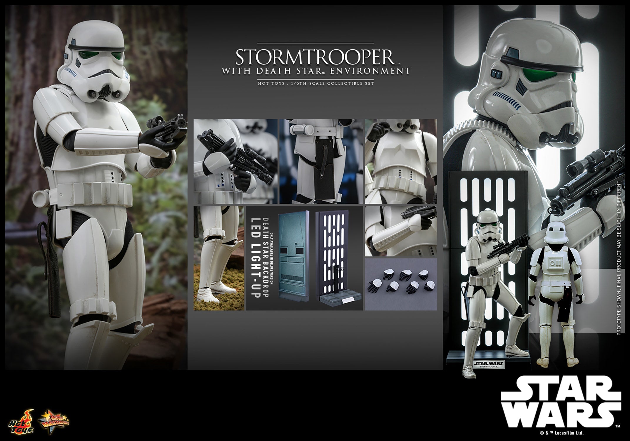 Star Wars: Stromtrooper with Death Star Enviroment: Sixth Scale Hot Toys