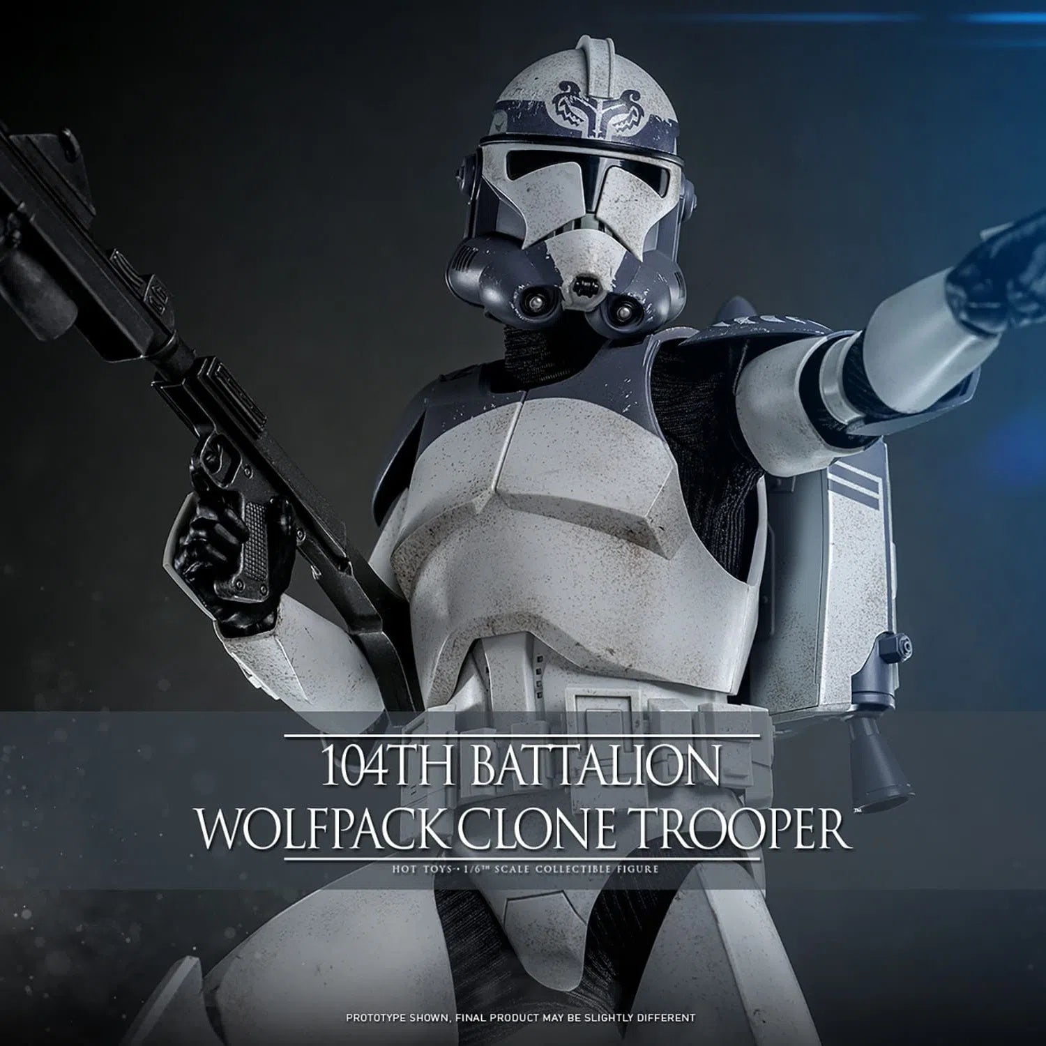 Star Wars: The Clone Wars: Battalion Wolfpack Clone Trooper: 1/6th Scale Action Figure: Hot Toys Hot Toys