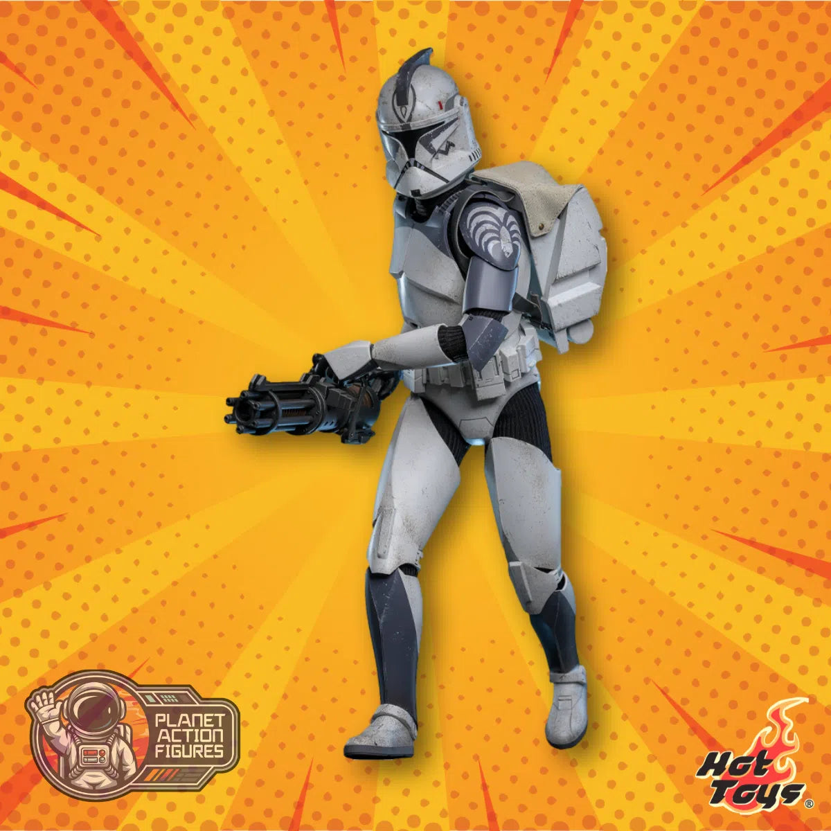 Star Wars: The Clone Wars: Battalion Wolfpack Clone Trooper: Deluxe Version: 1/6th Scale Action Figure: Hot Toys Hot Toys