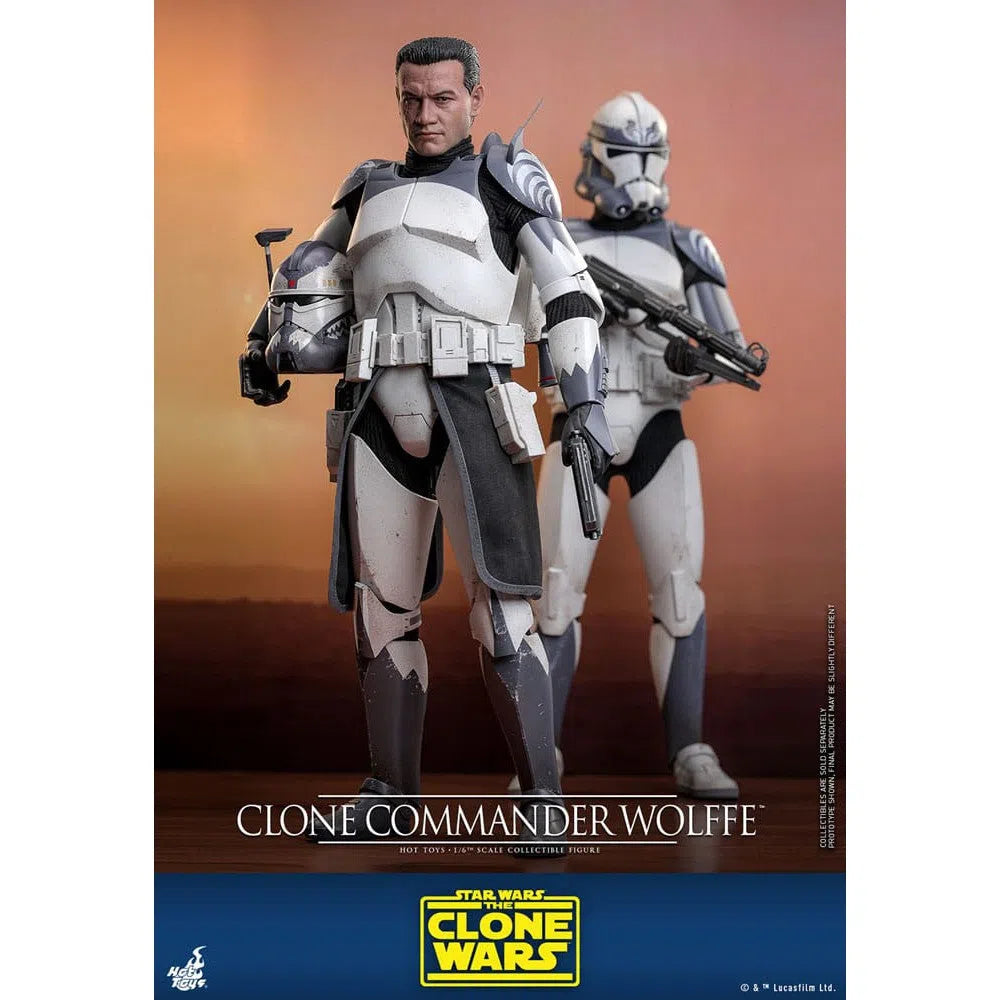 Star Wars: The Clone Wars: Clone Commander Wolffe: 1/6th Scale Action Figure: Hot Toys Hot Toys