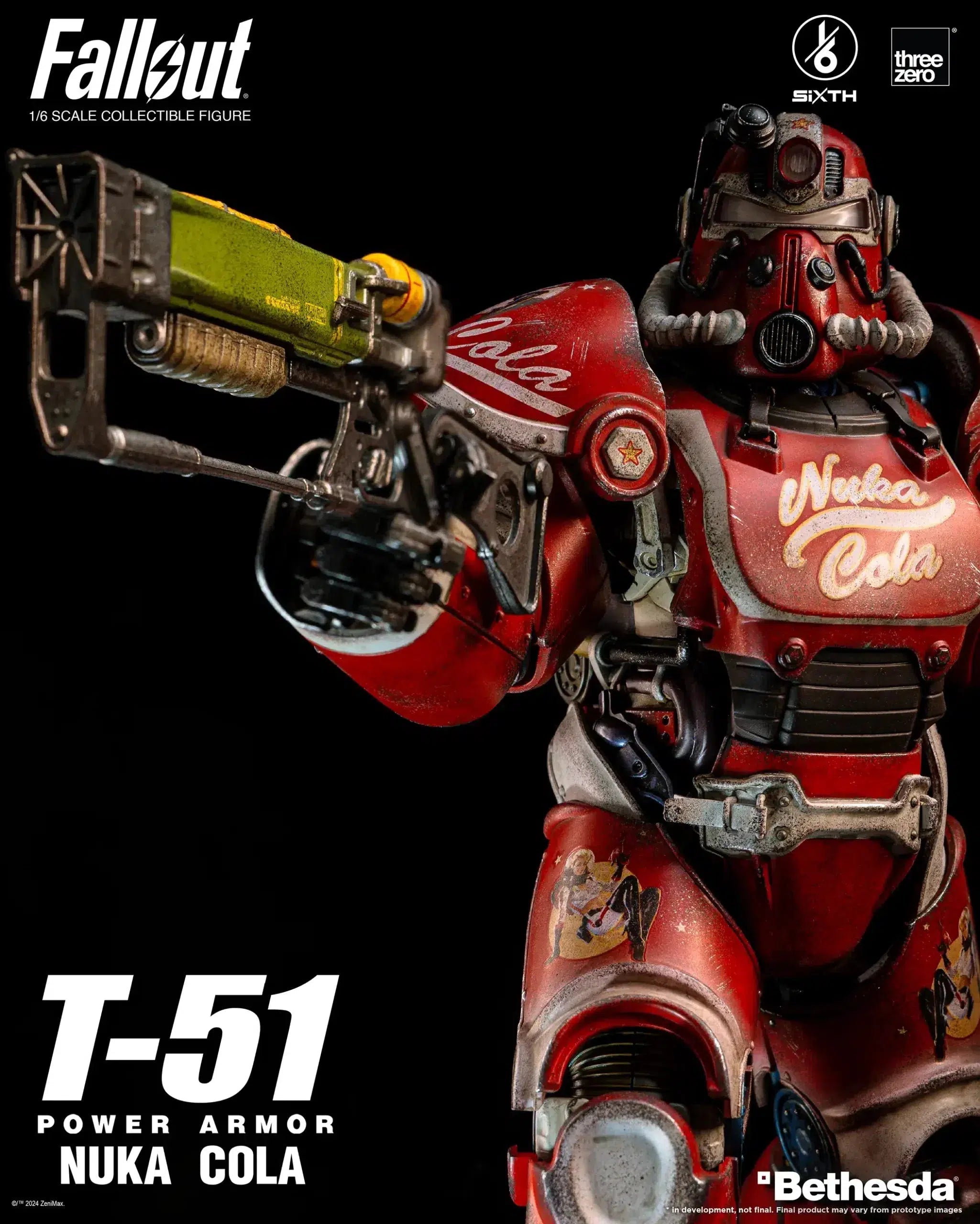 T-51: Nuka Cola Power Armor: Fallout: 1/6 Scale Figure ThreeZero