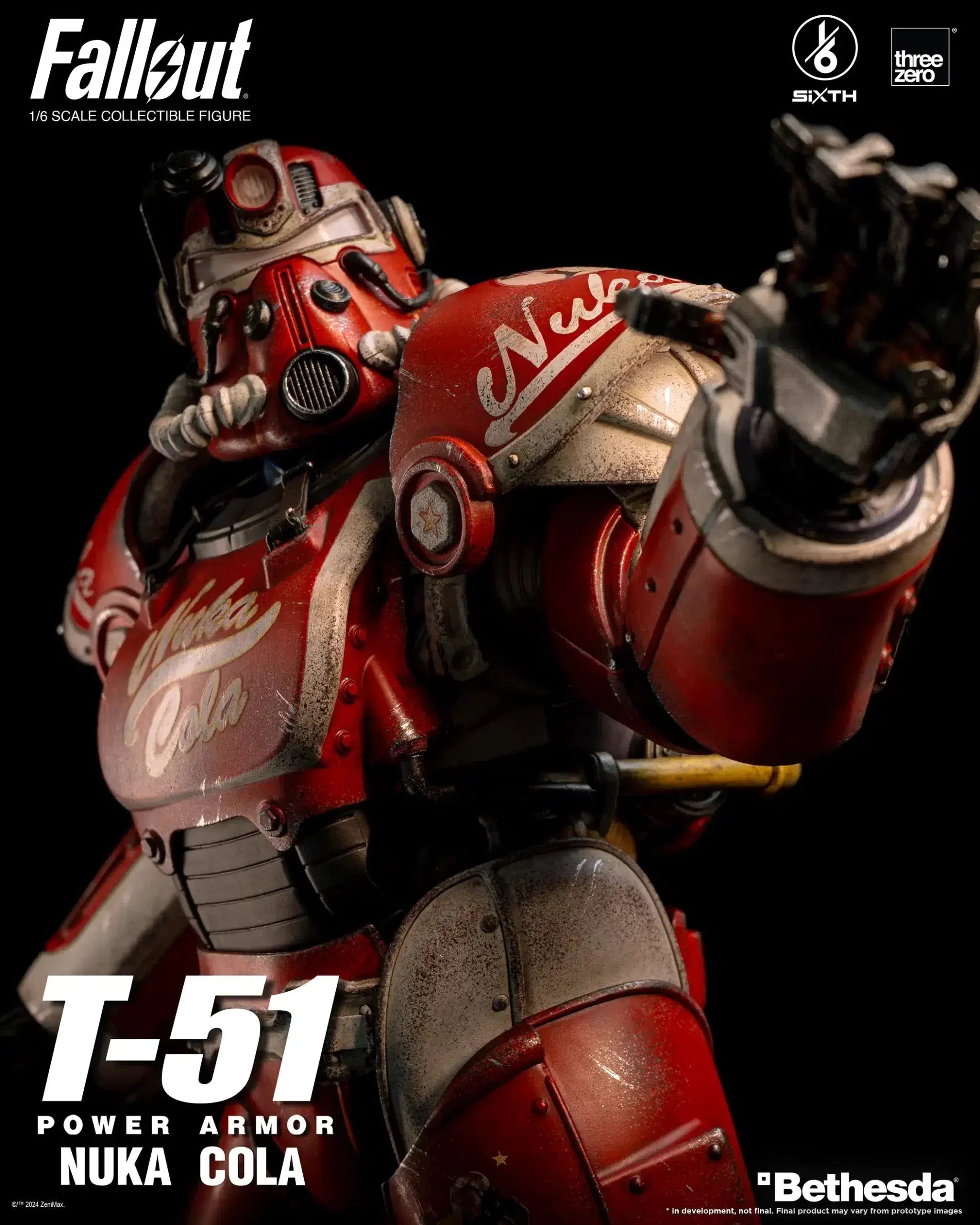 T-51: Nuka Cola Power Armor: Fallout: 1/6 Scale Figure ThreeZero