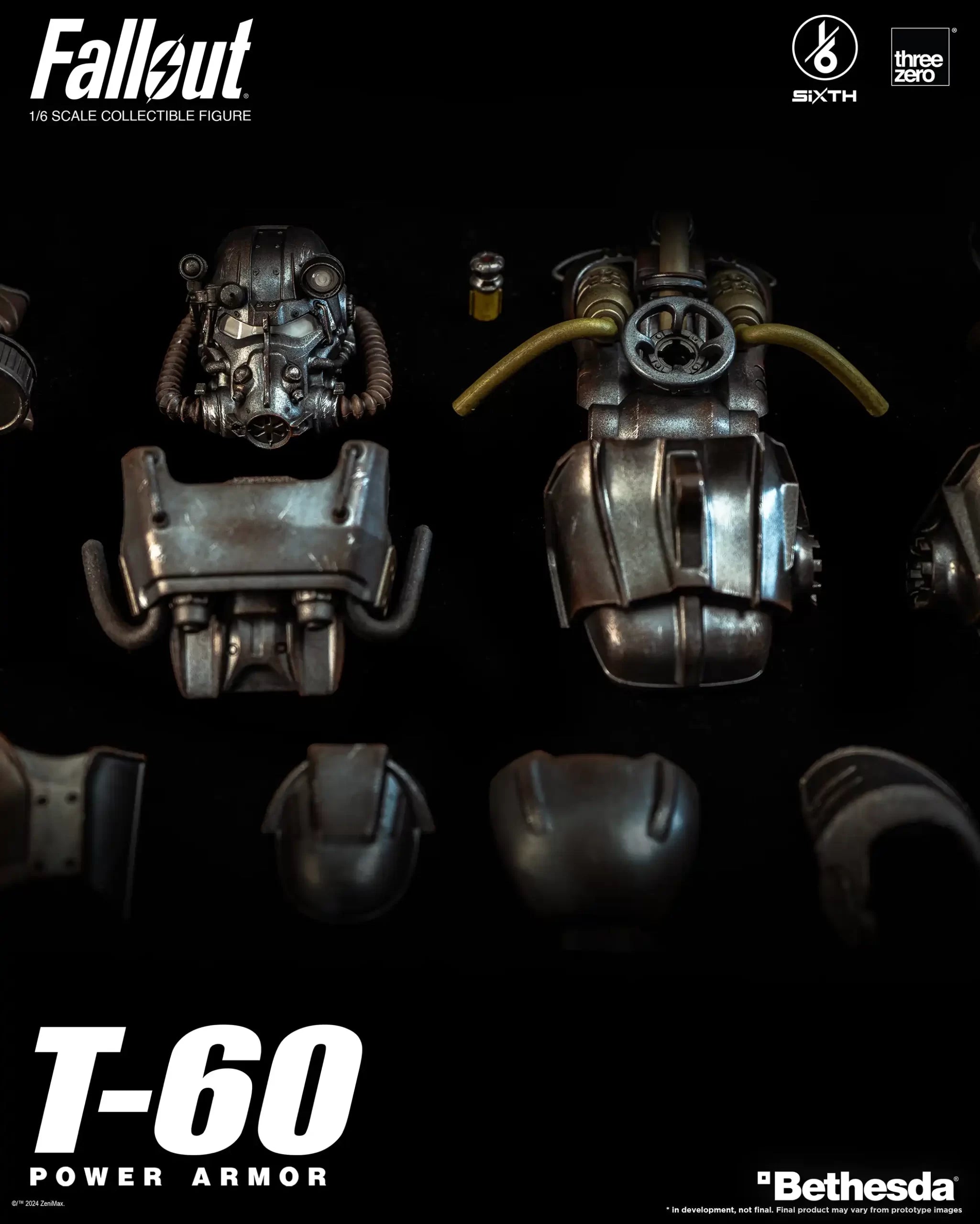 T-60: Power Armor: Fallout: 1/6 Scale Figure ThreeZero