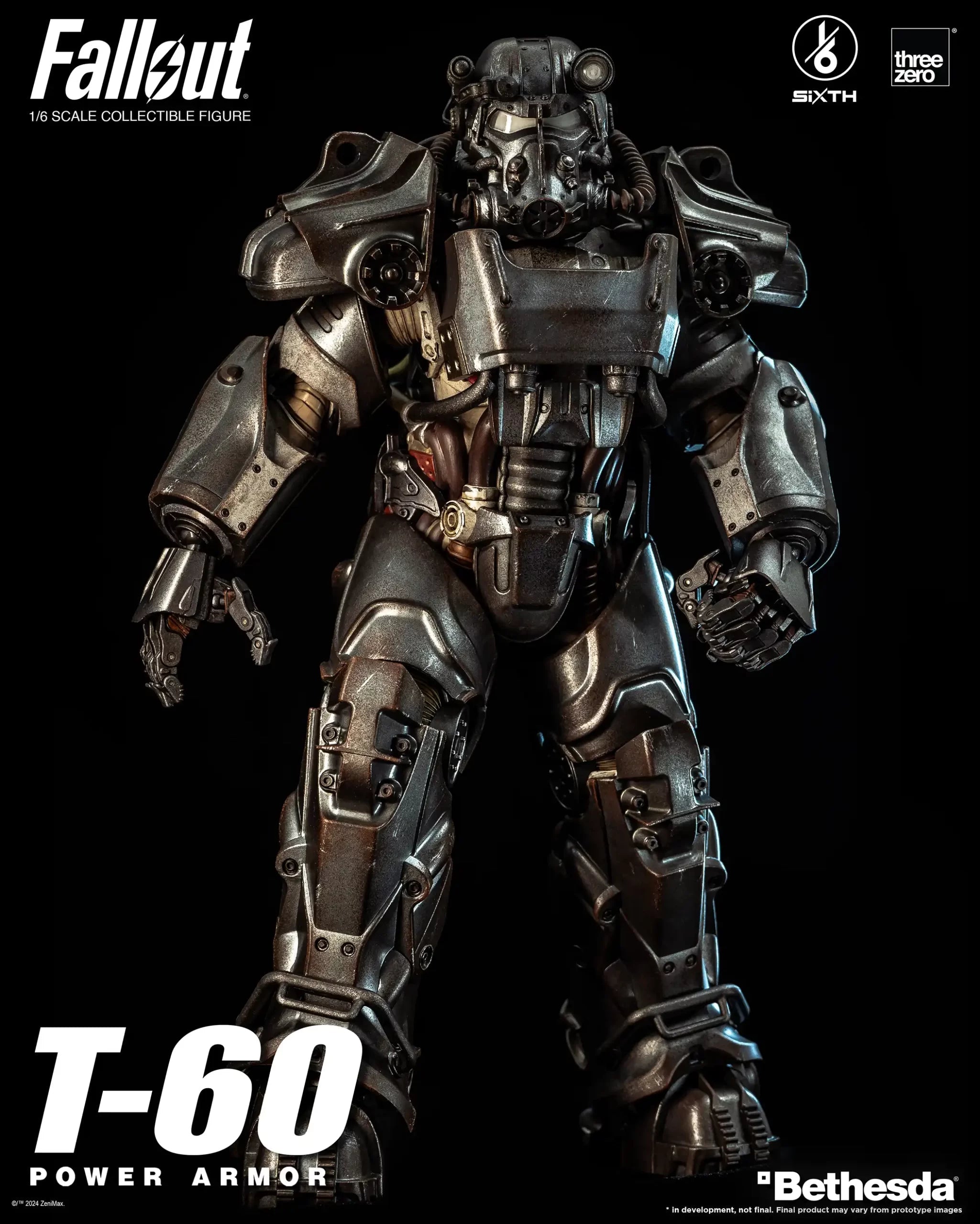 T-60: Power Armor: Fallout: 1/6 Scale Figure ThreeZero