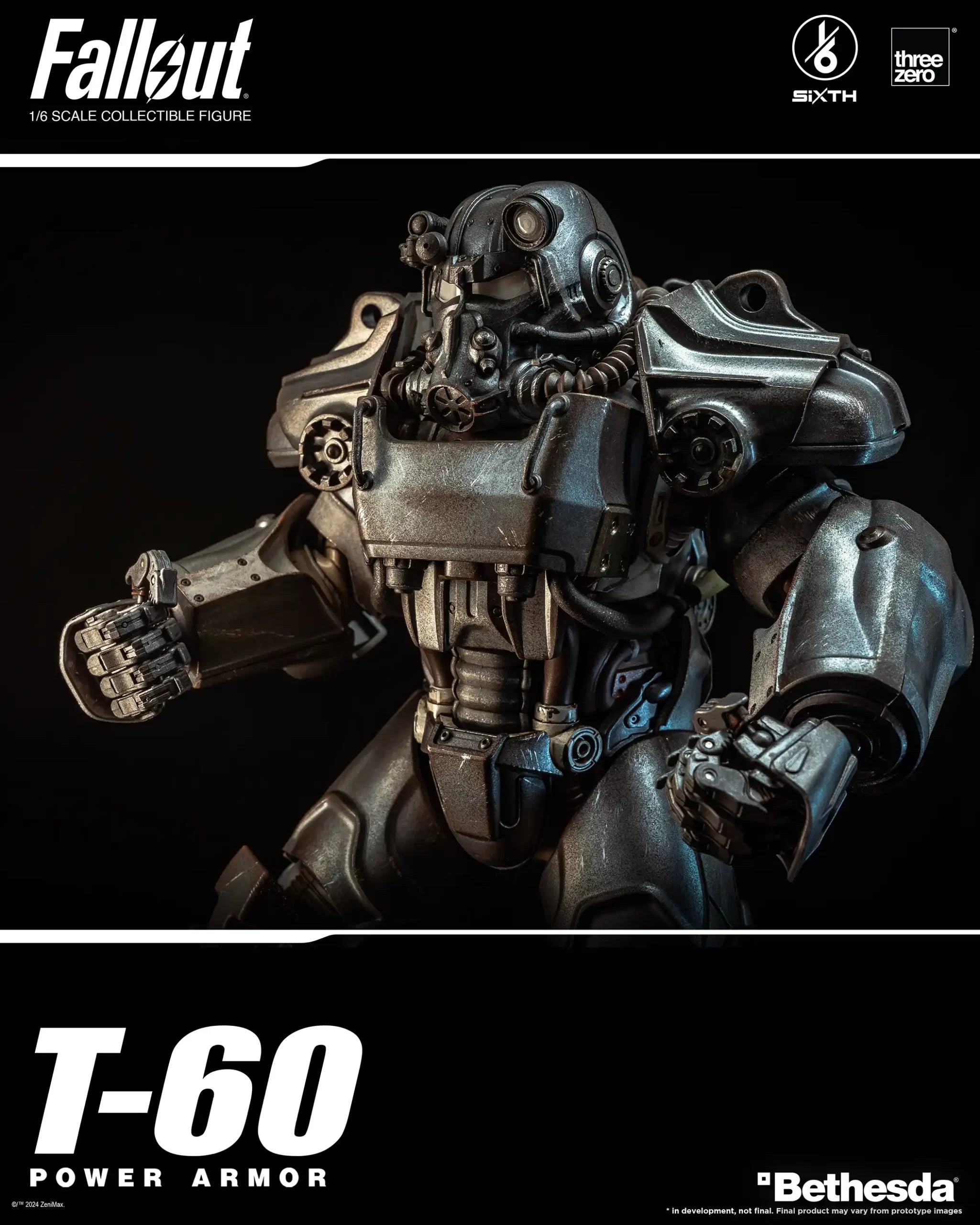 T-60: Power Armor: Fallout: 1/6 Scale Figure ThreeZero