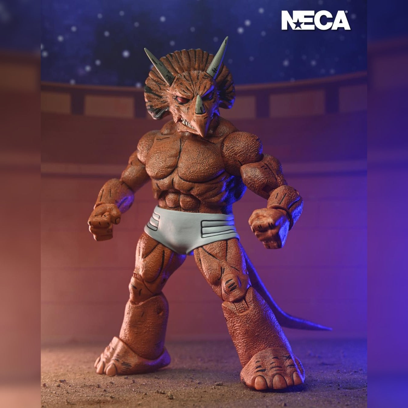 Teenage Mutant Ninja Turtles Turtles: Triceraton Gladiator: Mirage Comics: 7" Action Figure: Neca