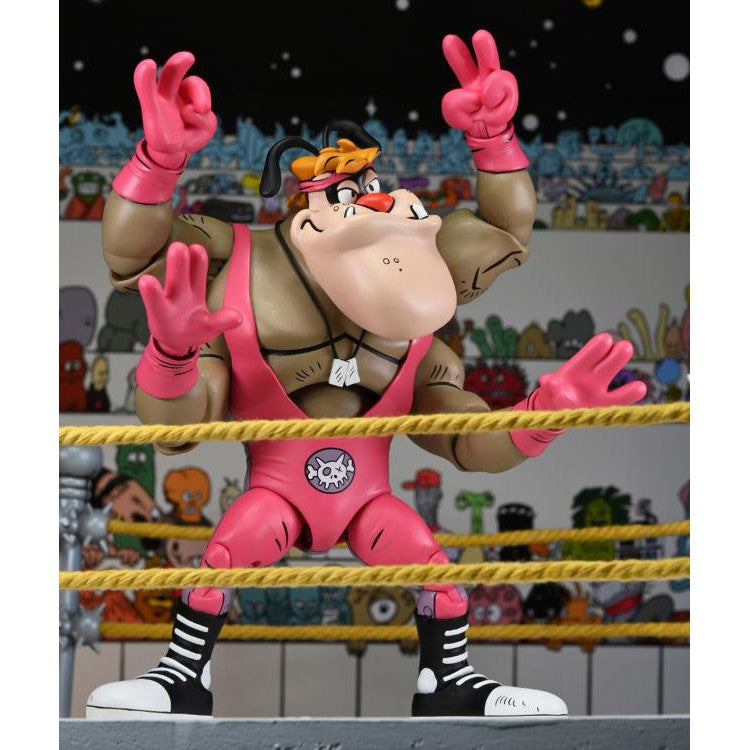 Teenage Mutant Ninja Turtles: (Archie Comics): Stump Wrestling: Cryin' Houn': Deluxe 7" Action Figure Neca